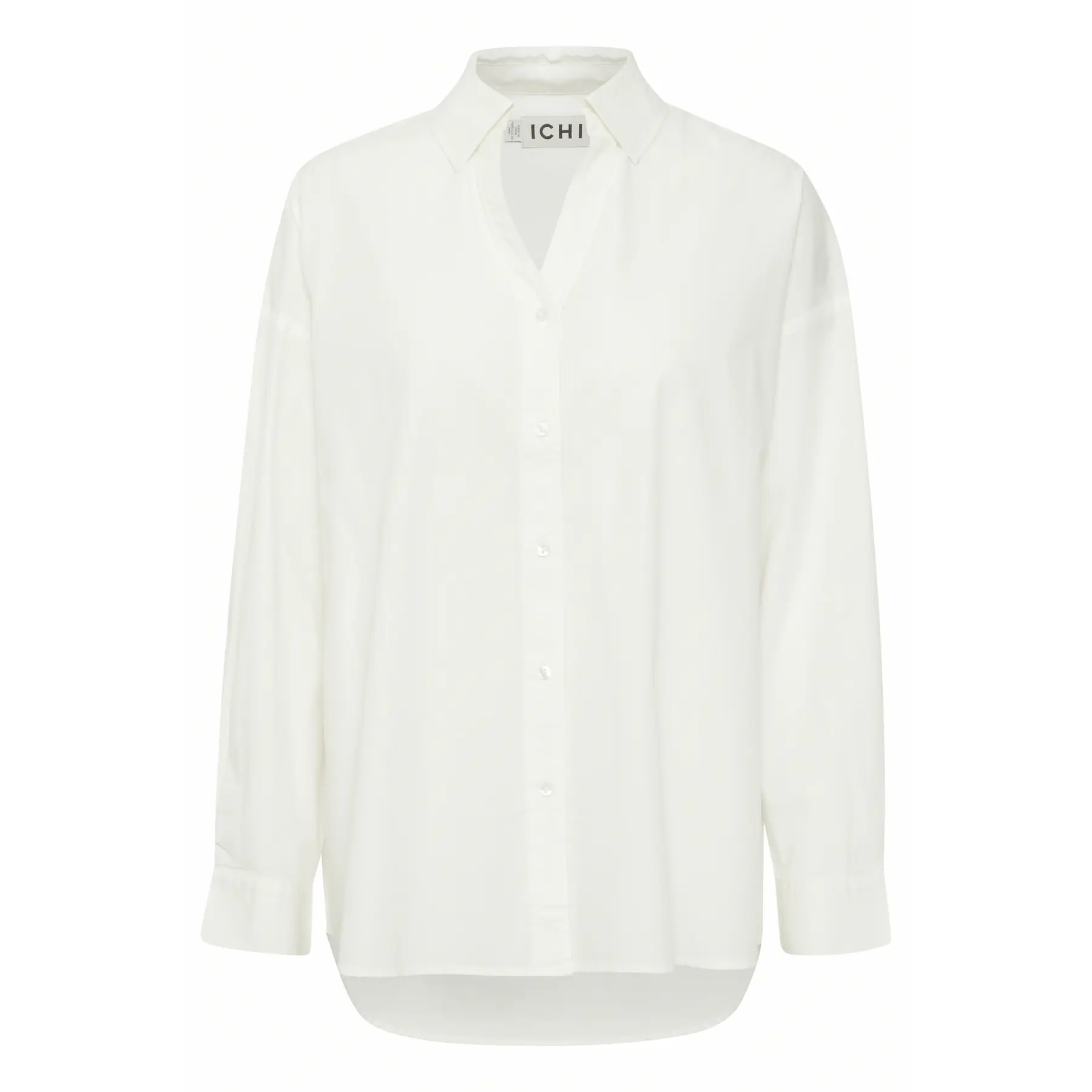 Ichi Donna Bianco Camicia Da Estama