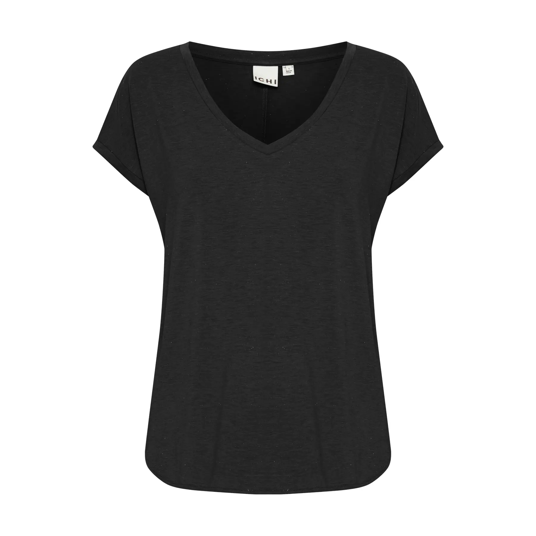 Ichi Women's Black T-Shirt Rebel Ss12