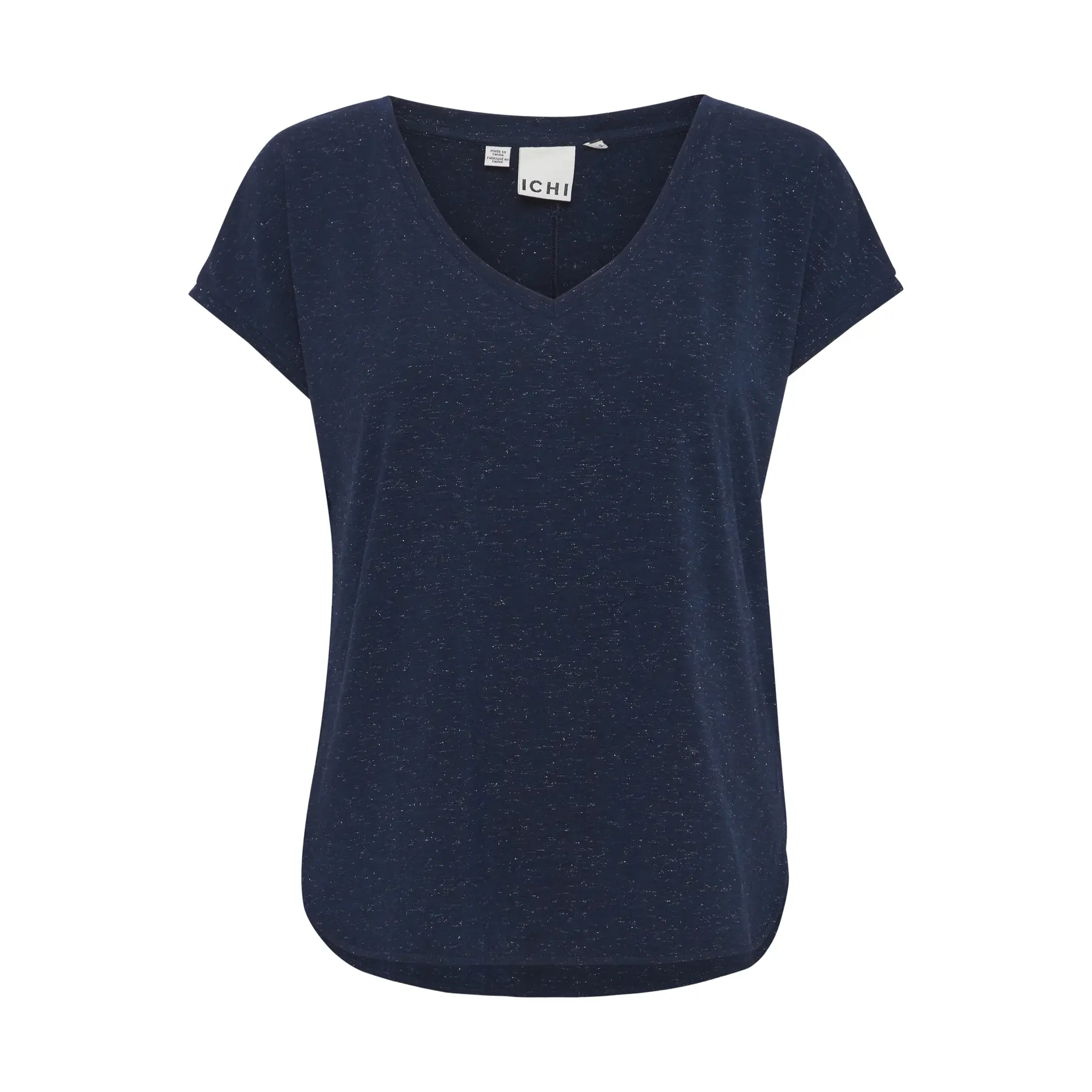 Ichi Women's Blue T-Shirt Rebel Ss12