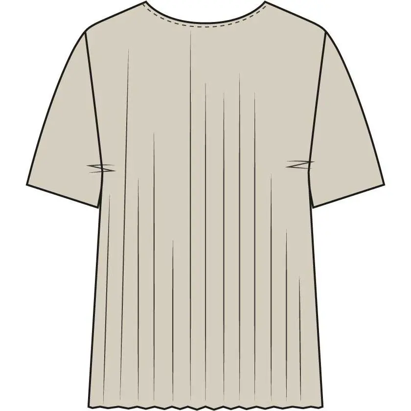 Falten T-Shirt für Frauen Ichi Mikala