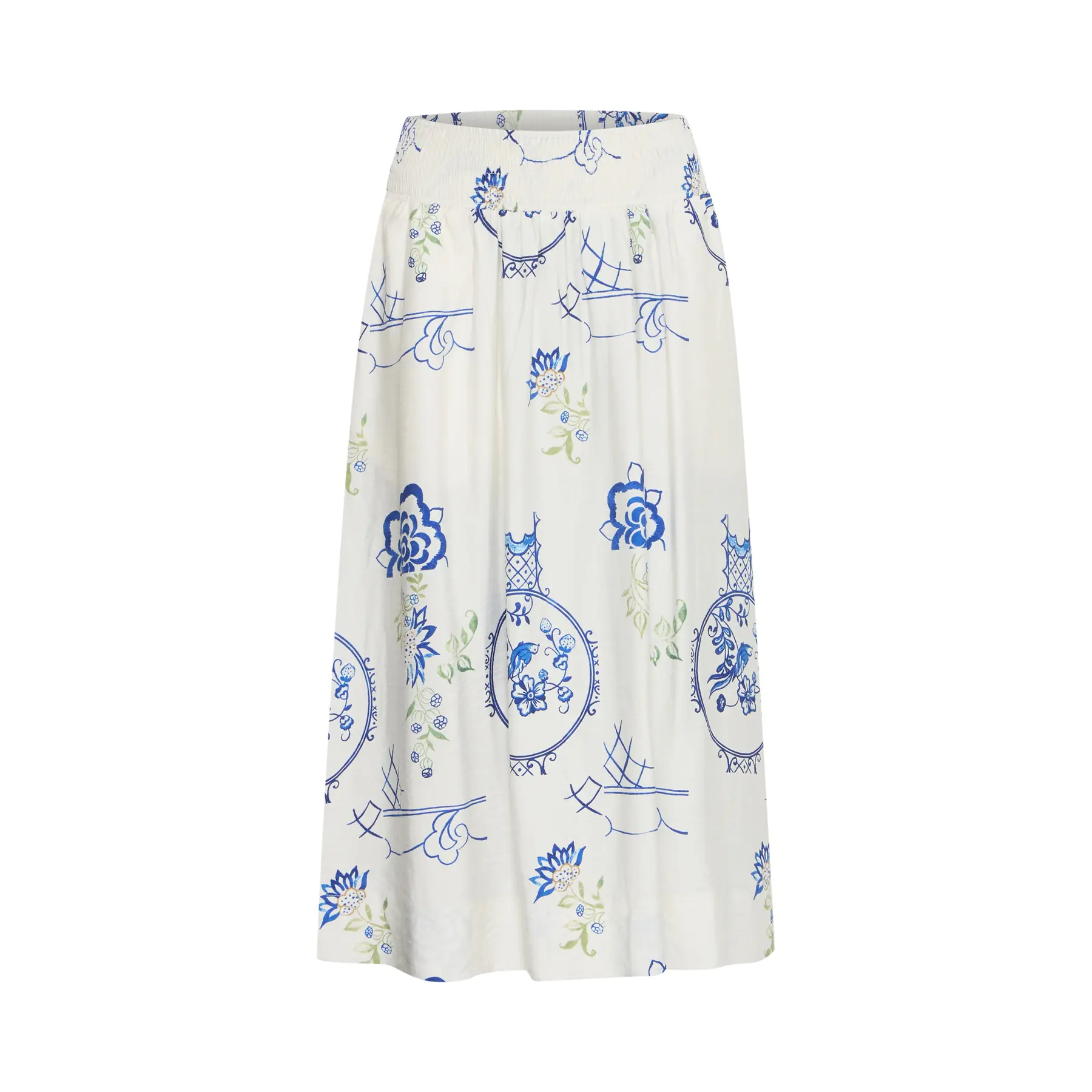 Ichi Women's White Skirt Lucie