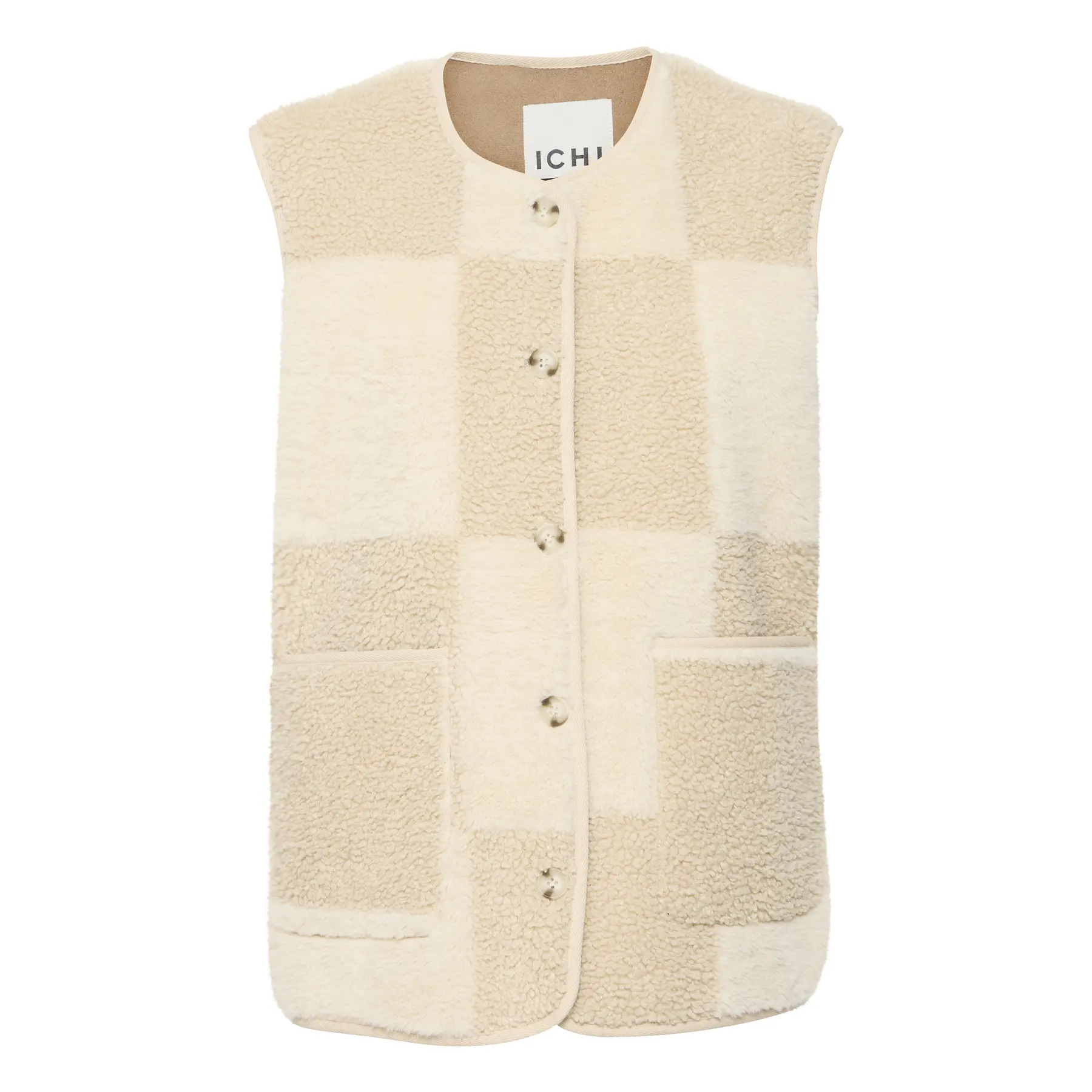 Cardigan senza maniche donna Ichi Tonza