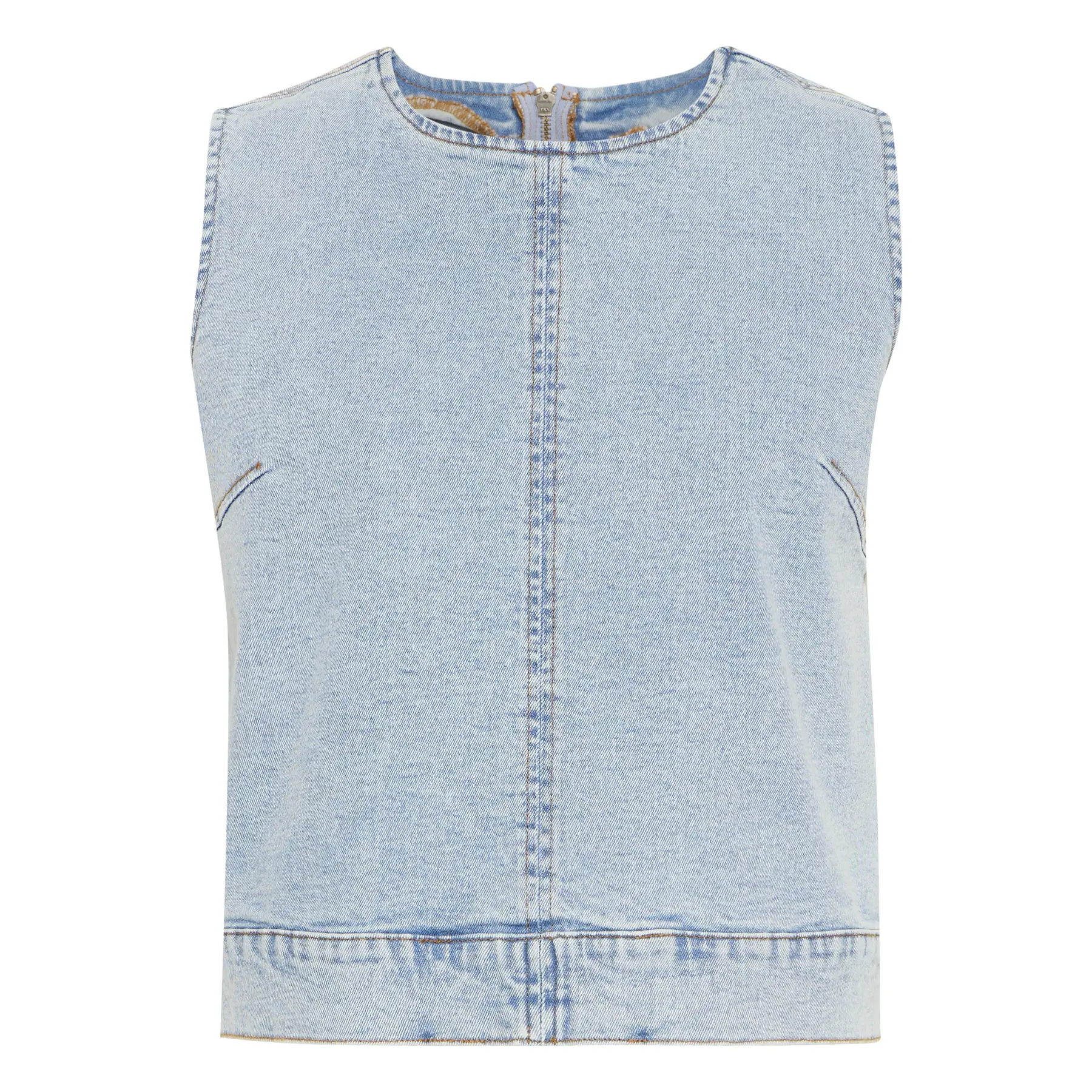 Canotta donna in denim Ichi Armios
