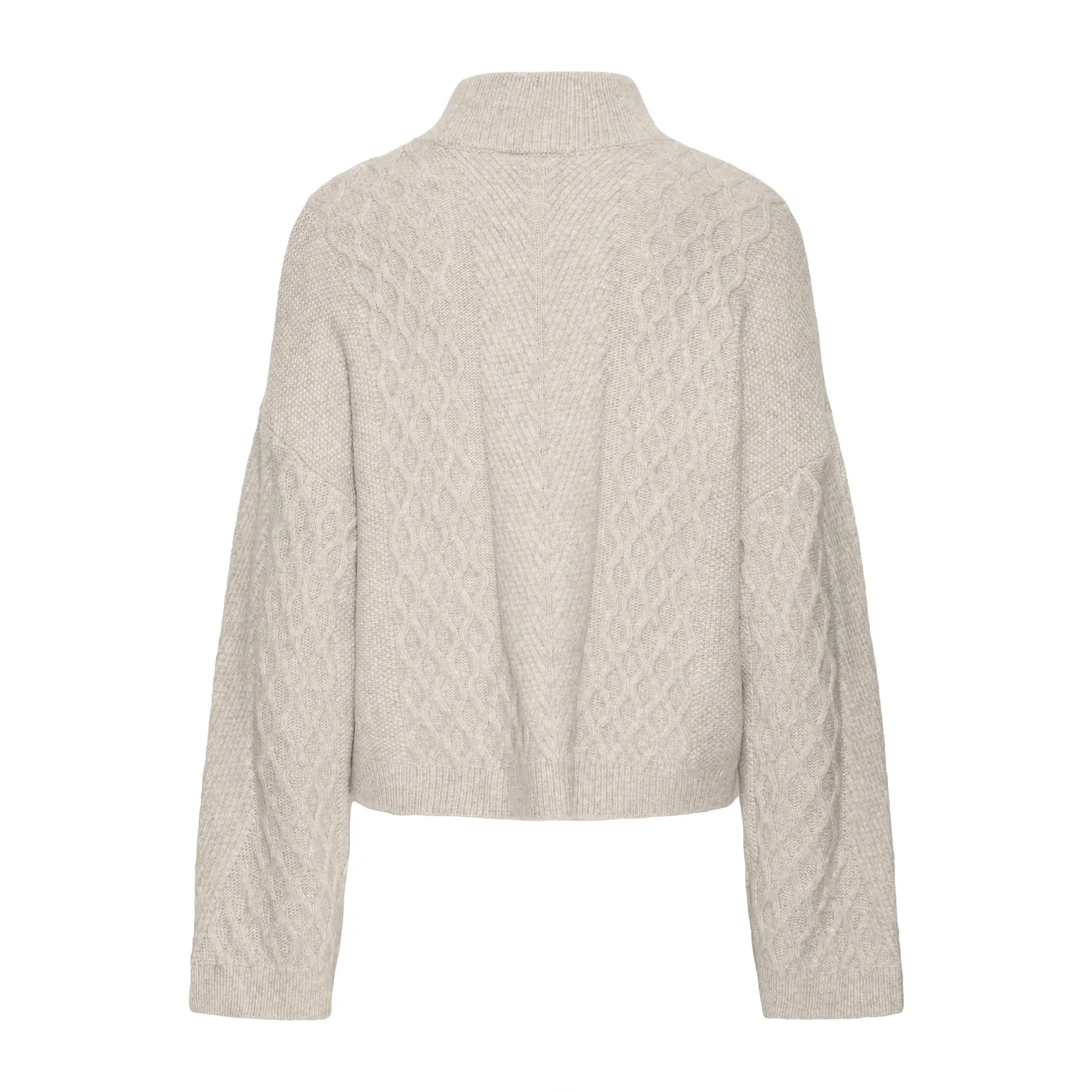 Pullover mit Rundhalsausschnitt Damen Ichi Mylle LS6