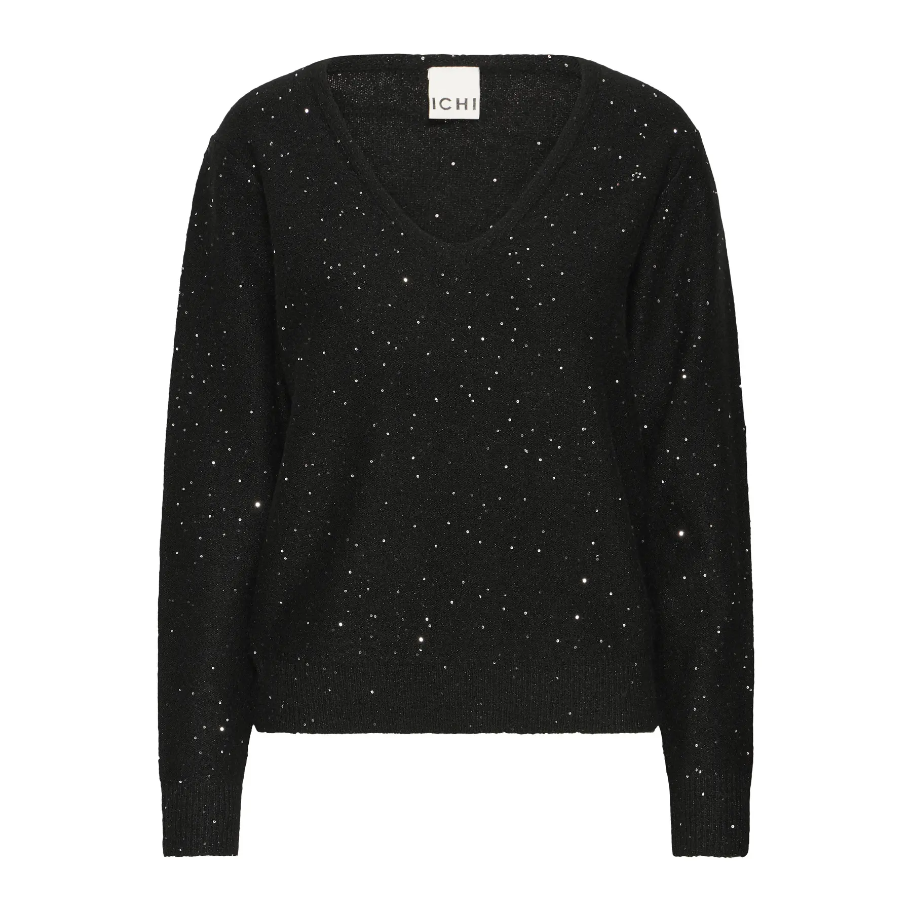 Pullover mit V-Ausschnitt Damen Ichi Damian