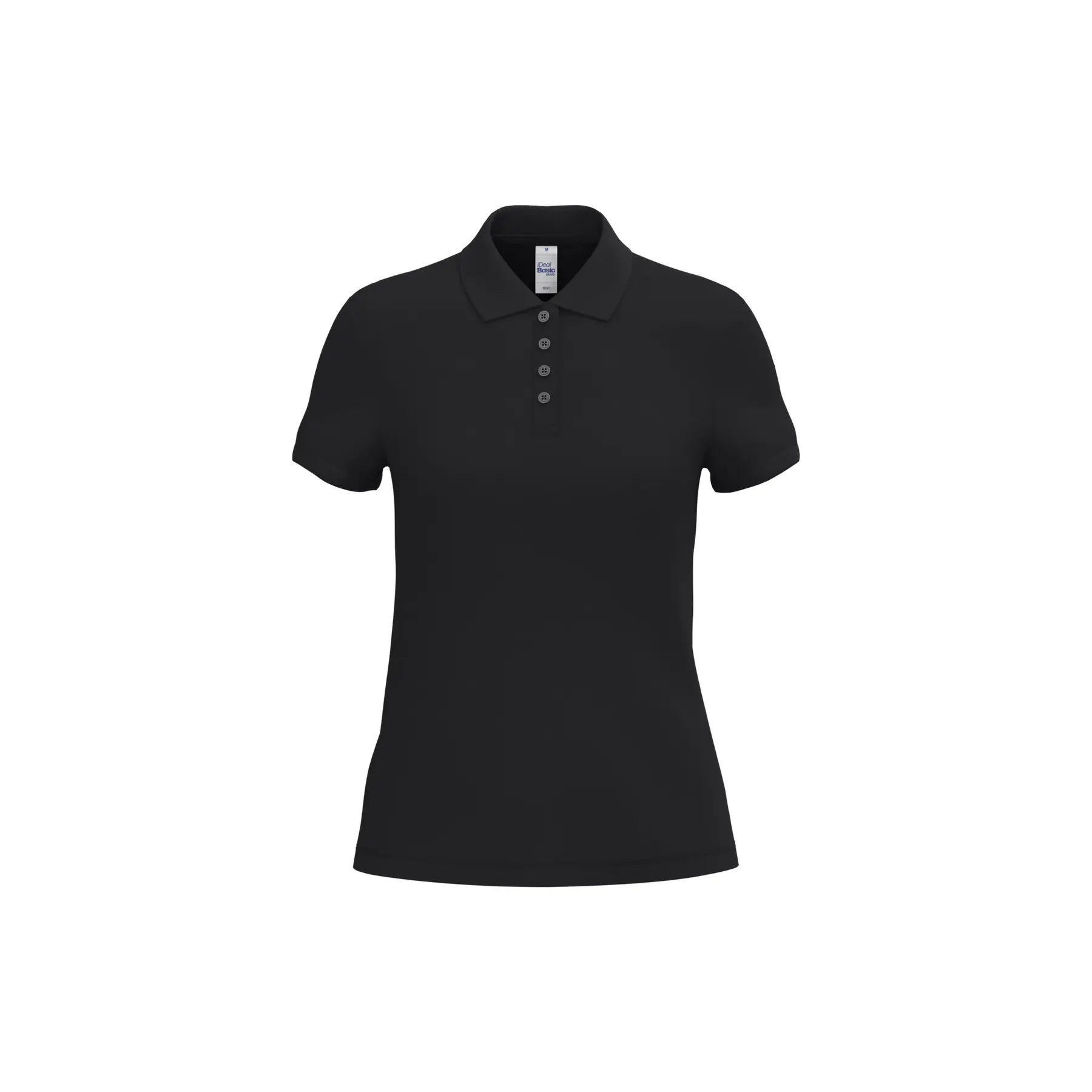 Biologisch pique polo voor dames iDeal Basic Brand