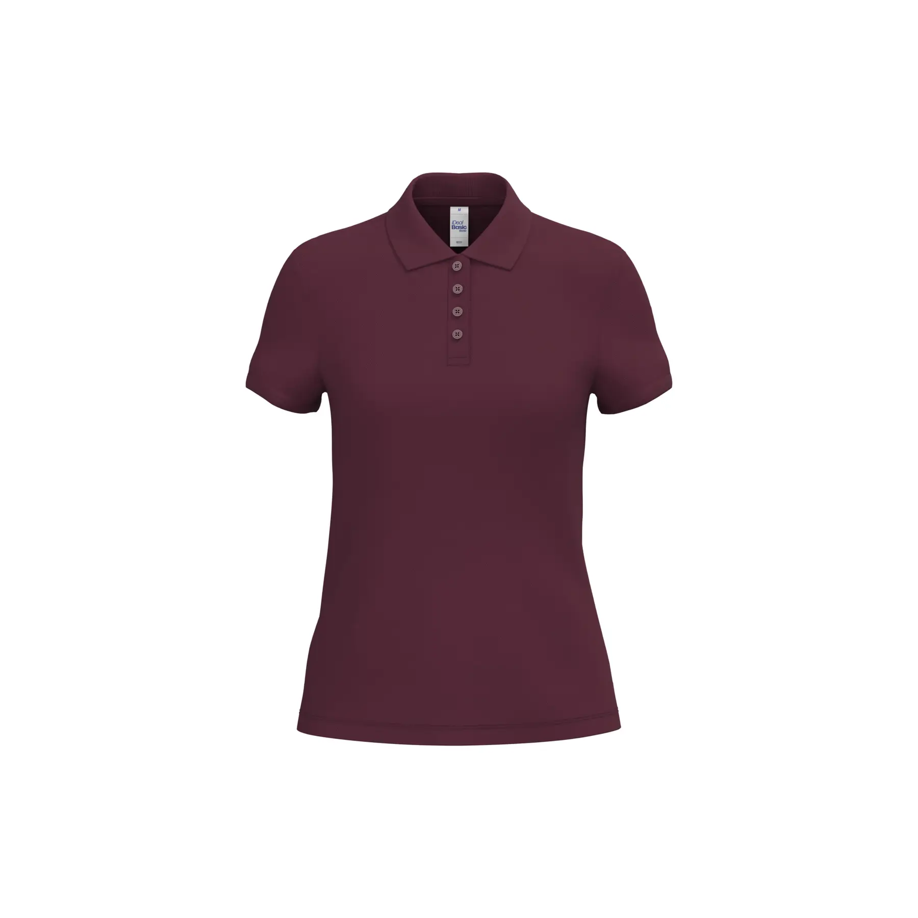 Biologisch pique polo voor dames iDeal Basic Brand