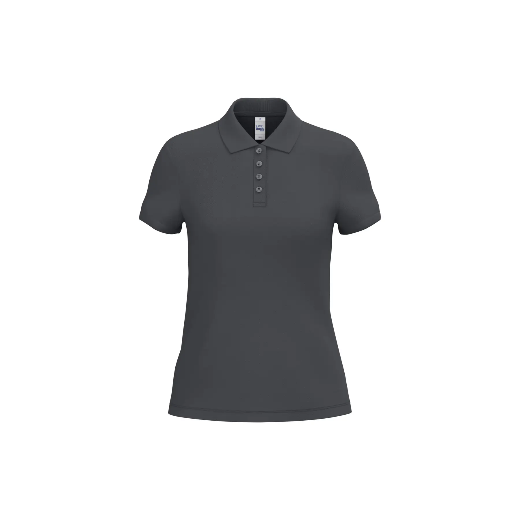 Biologisch pique polo voor dames iDeal Basic Brand