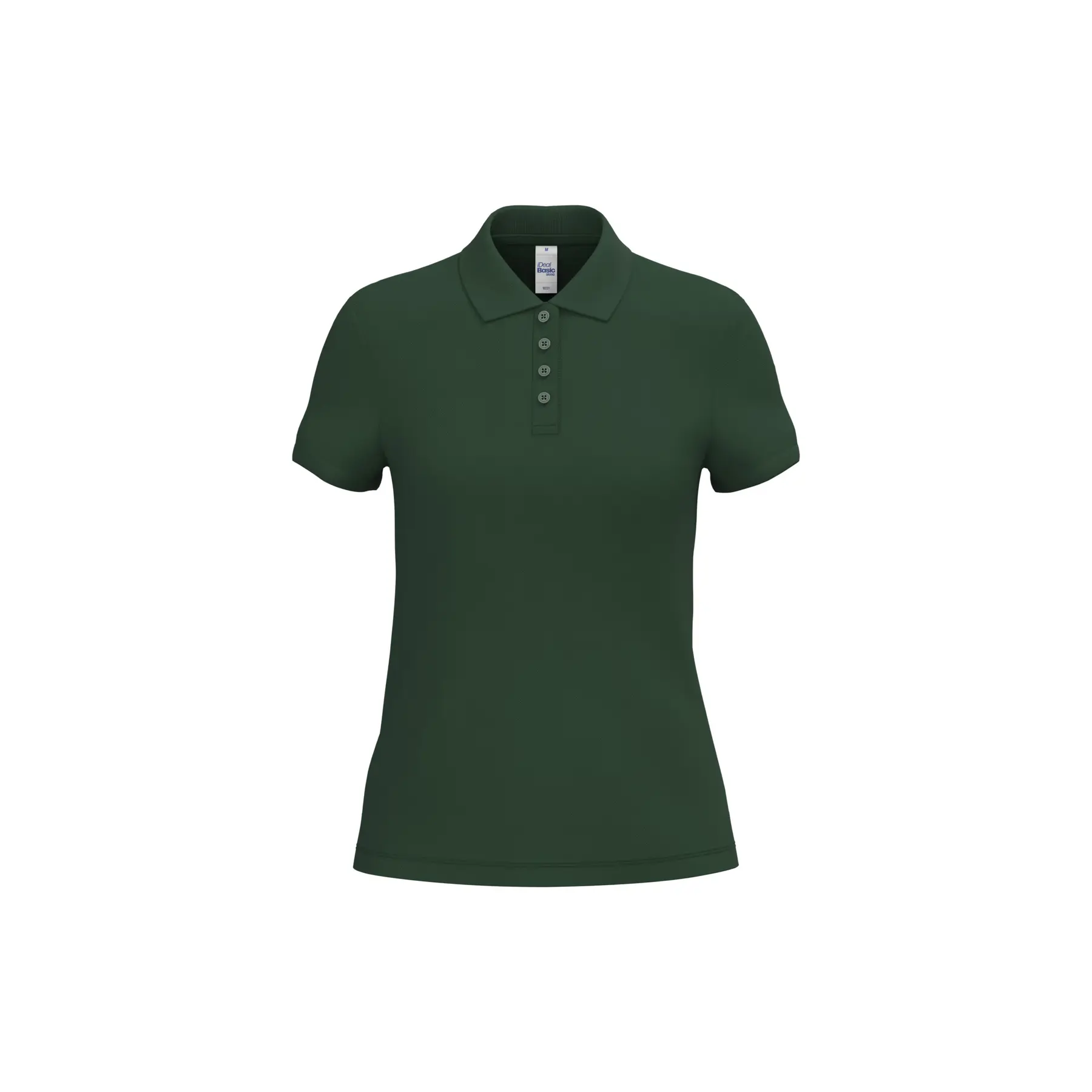 Biologisch pique polo voor dames iDeal Basic Brand