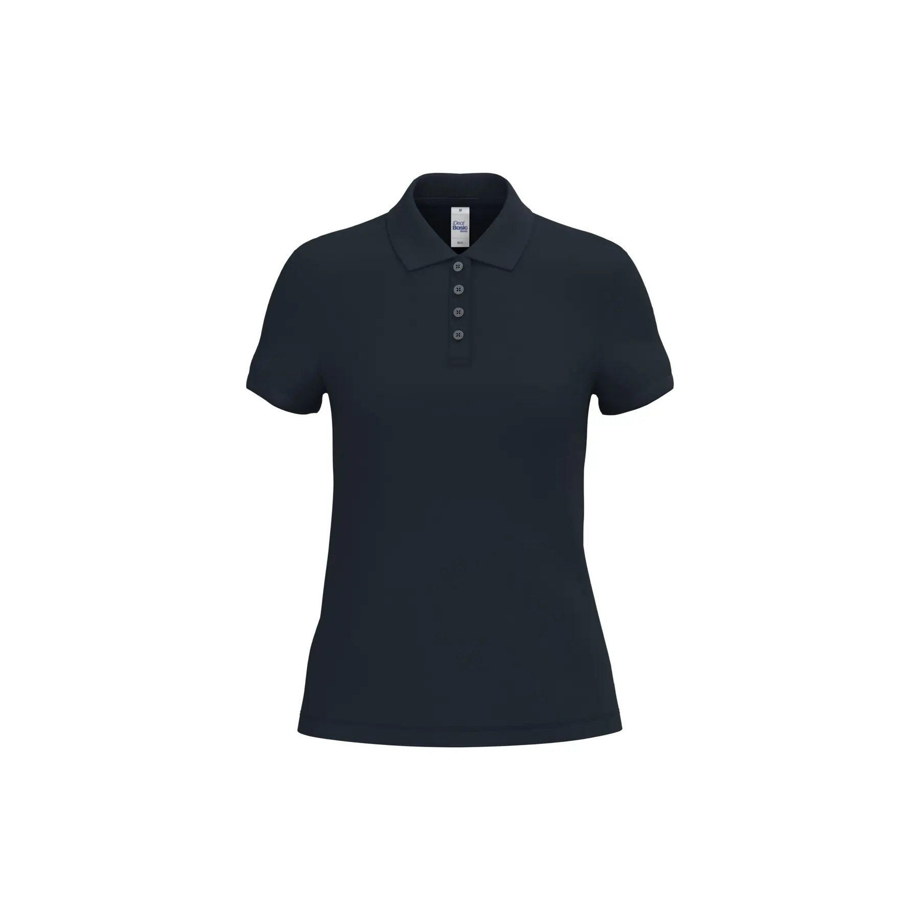 Biologisch pique polo voor dames iDeal Basic Brand
