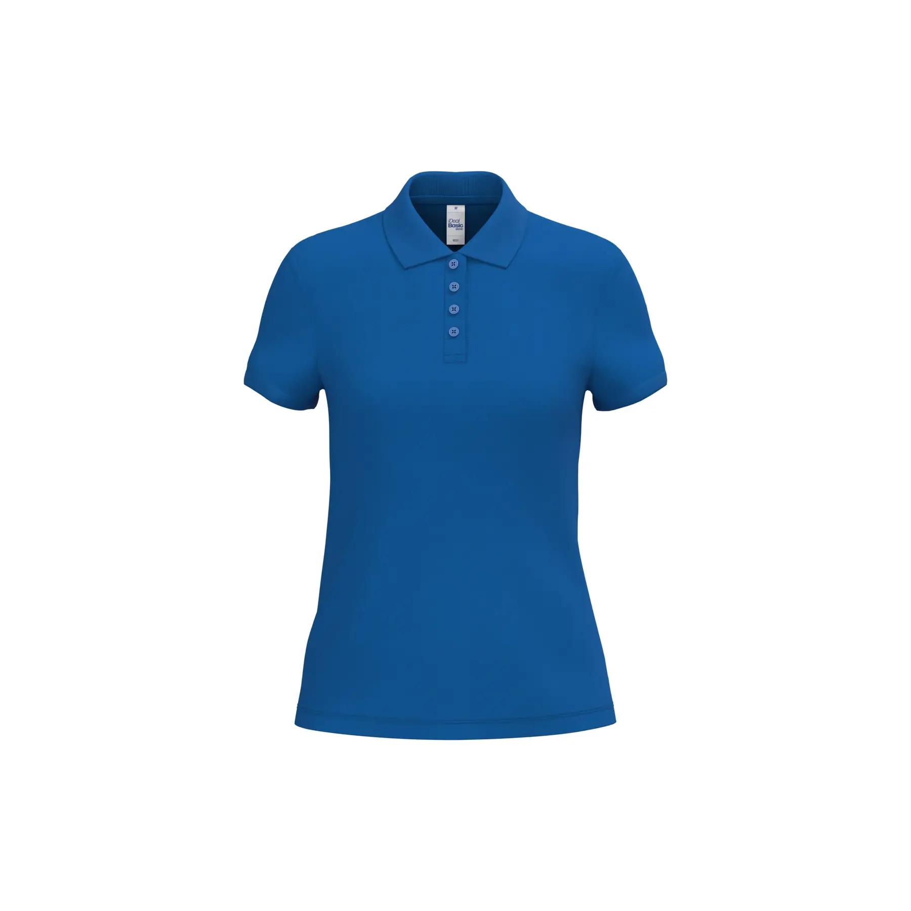 Biologisch pique polo voor dames iDeal Basic Brand