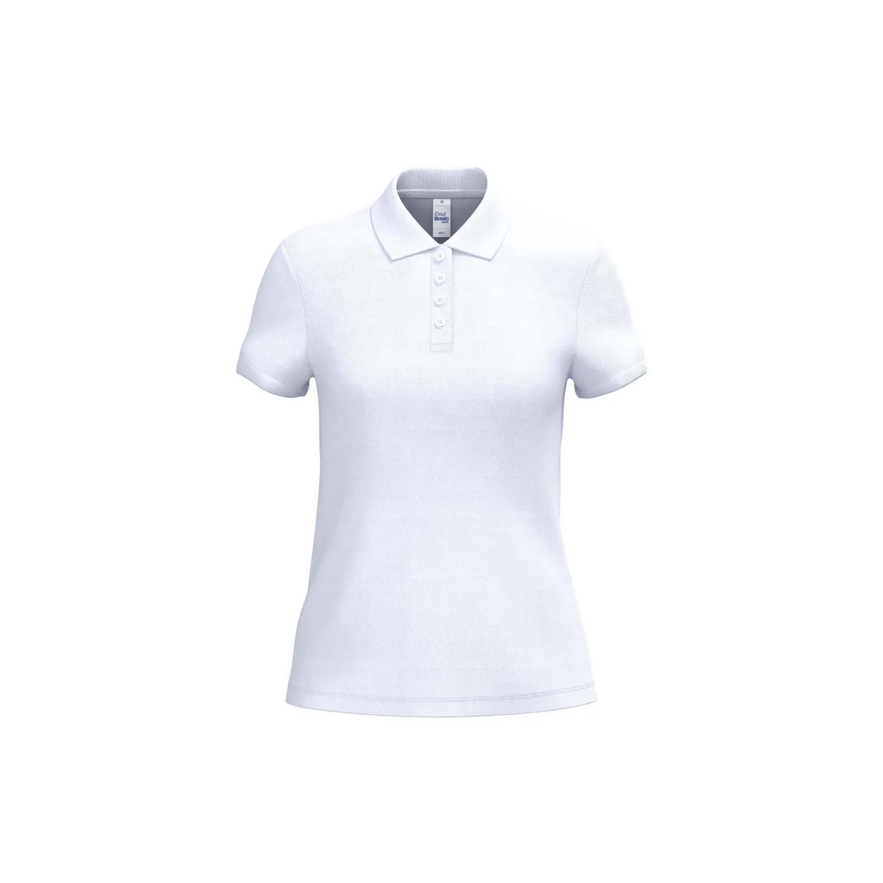 Biologisch pique polo voor dames iDeal Basic Brand