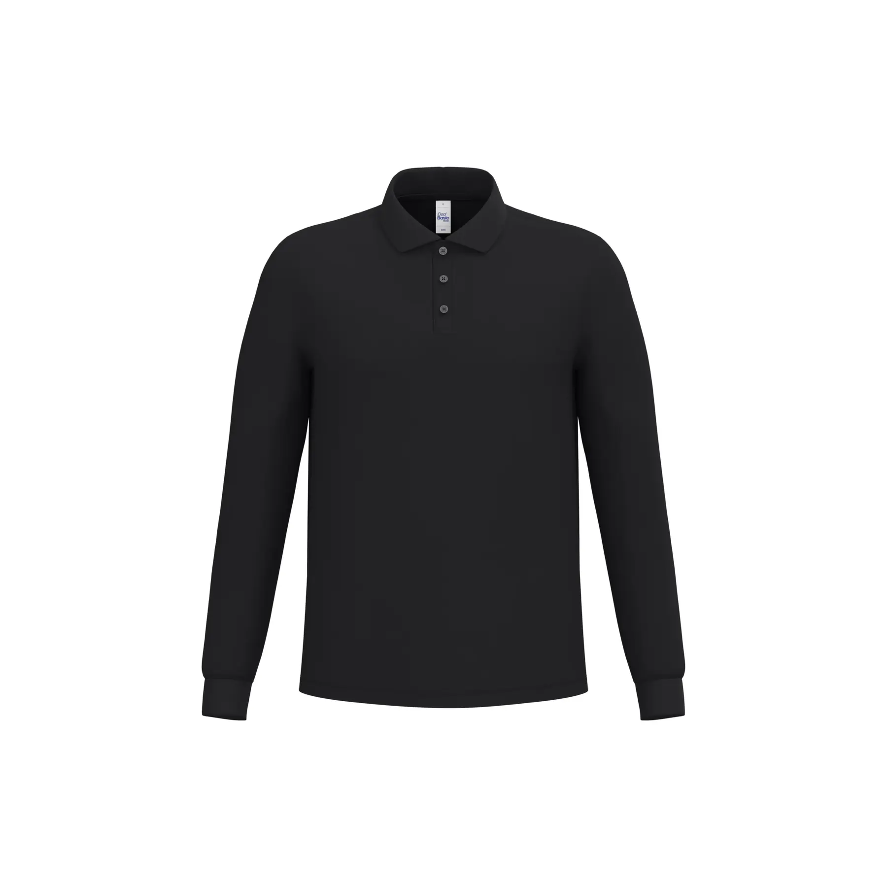 Polo met lange mouwen iDeal Basic Brand