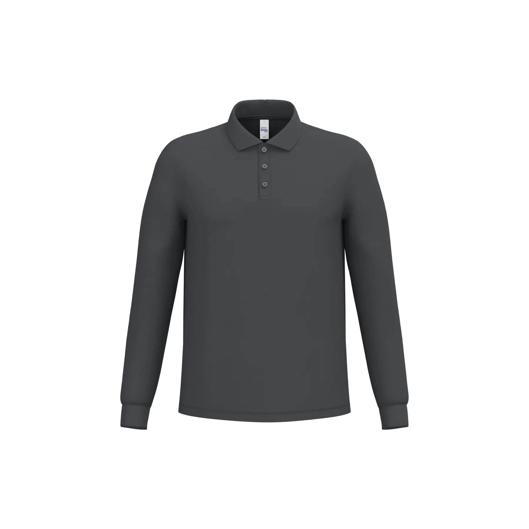 Langärmeliges Polo-Shirt iDeal Basic Brand