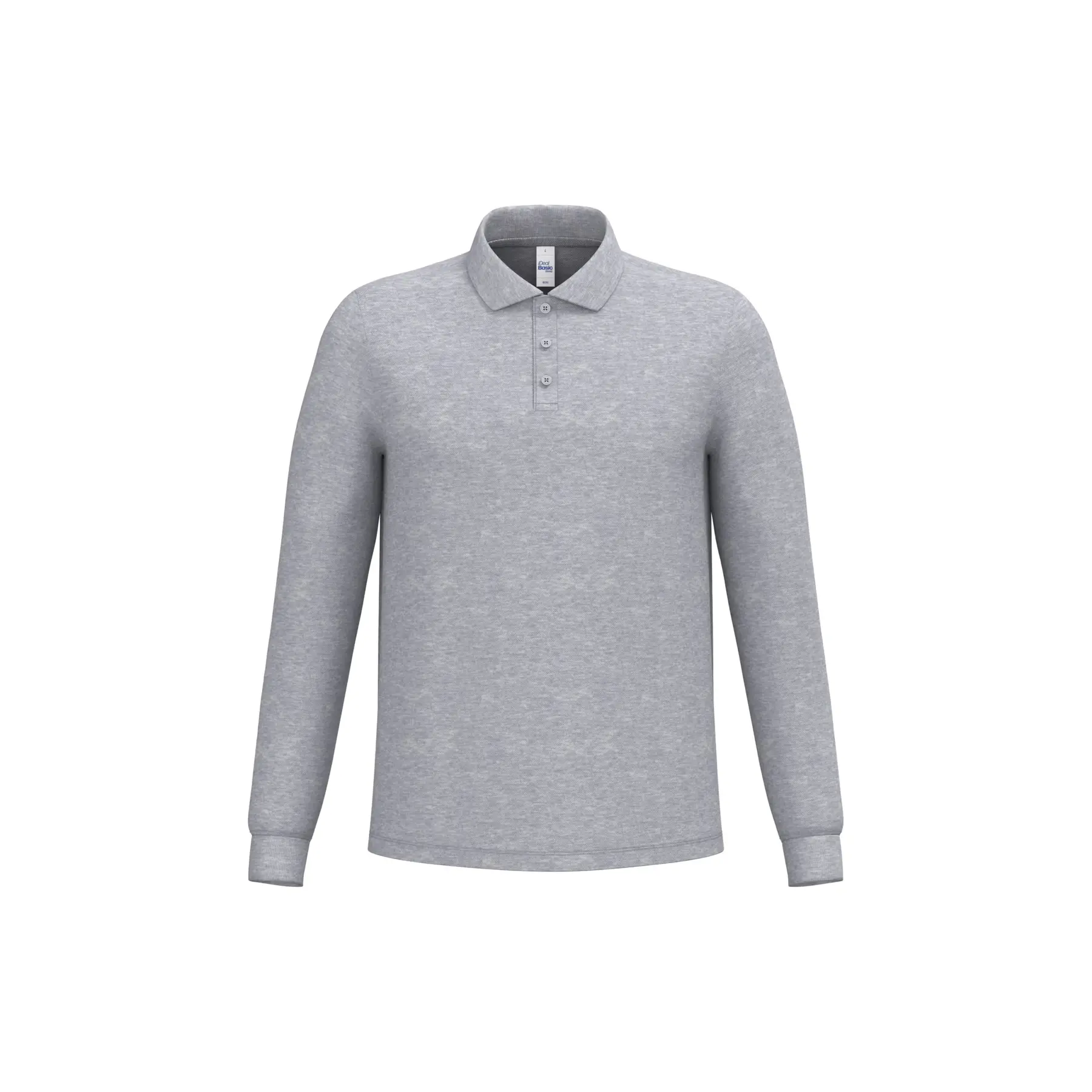 Polo met lange mouwen iDeal Basic Brand