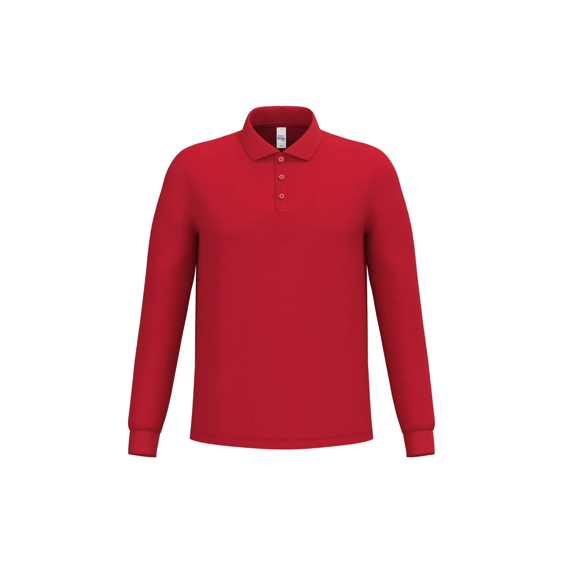 Polo met lange mouwen iDeal Basic Brand