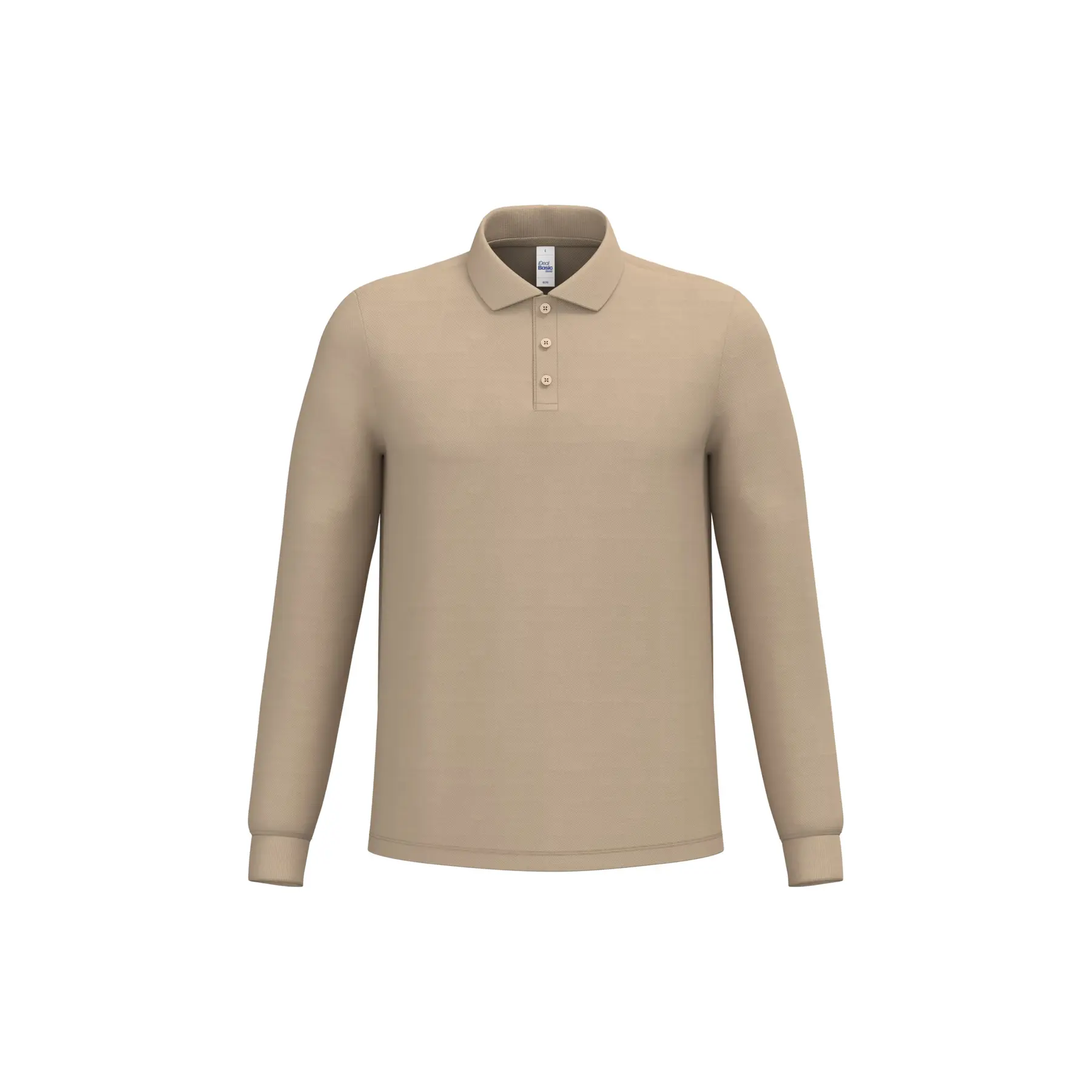 Polo met lange mouwen iDeal Basic Brand