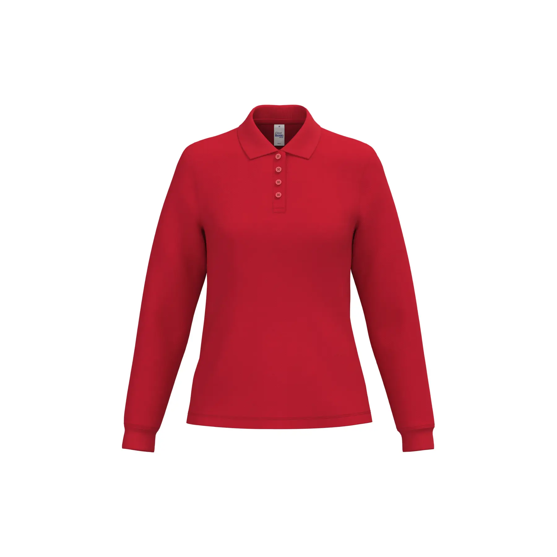 Polo-Shirt, langarm, Damen iDeal Basic Brand