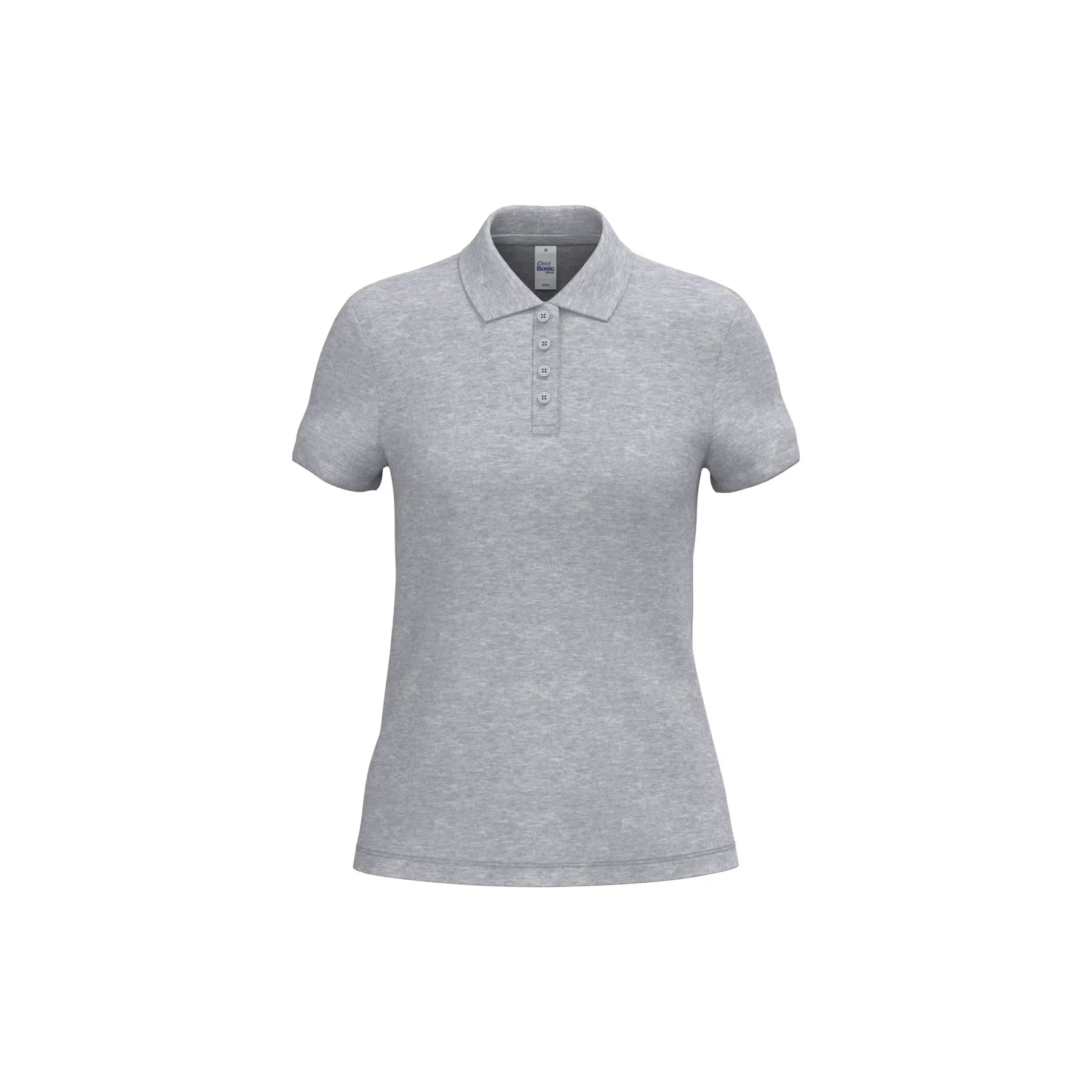 Biologisch pique polo voor dames iDeal Basic Brand