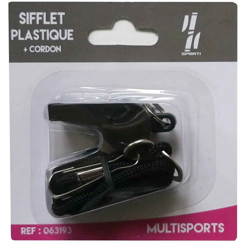 Plastik-Siflet + Schnur Sporti