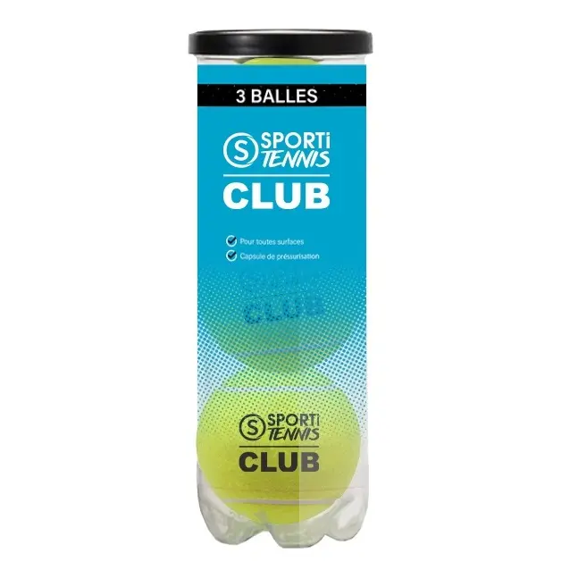 Tube mit 3 Tennisbällen Sporti