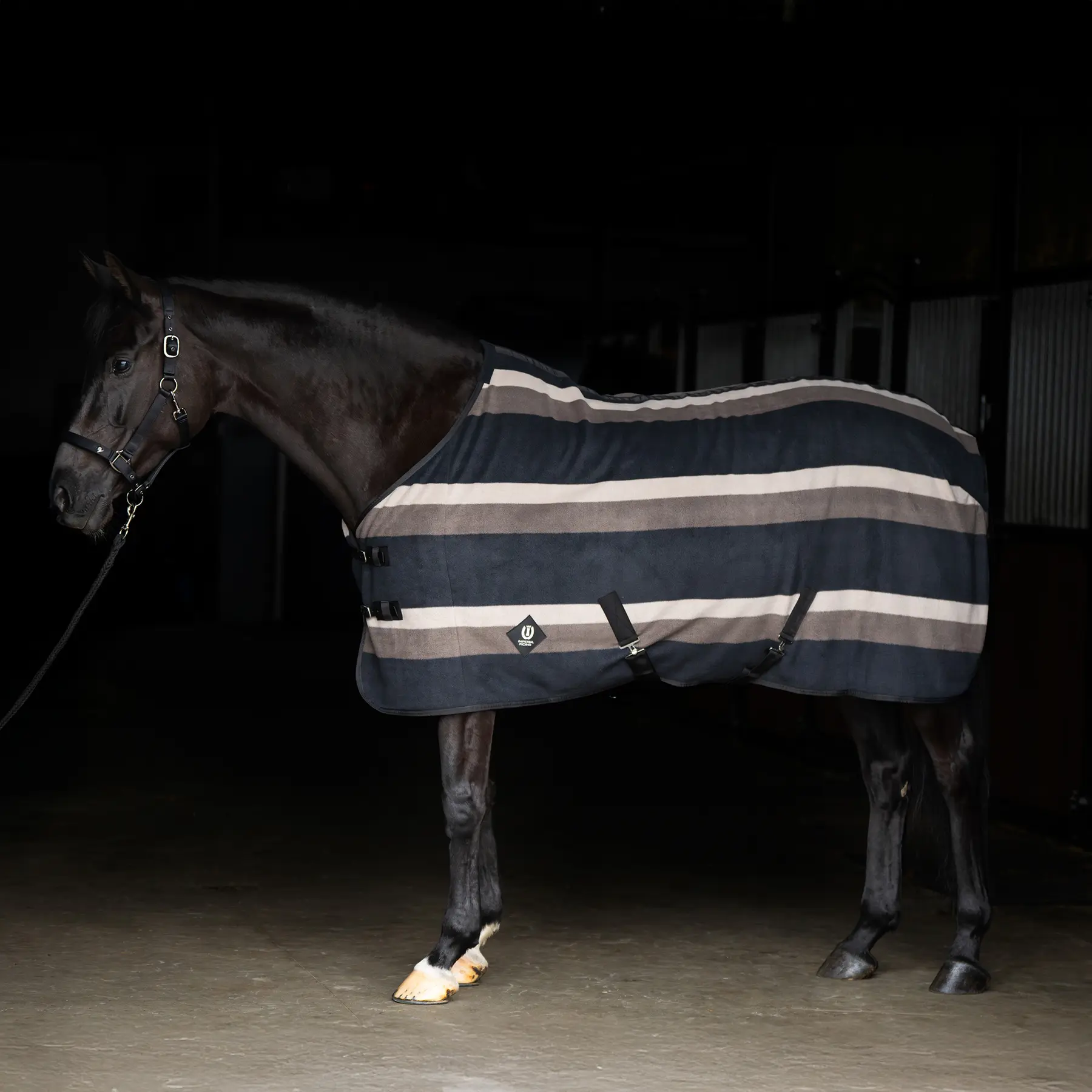Couverture polaire séchante pour cheval Imperial Riding Stripe