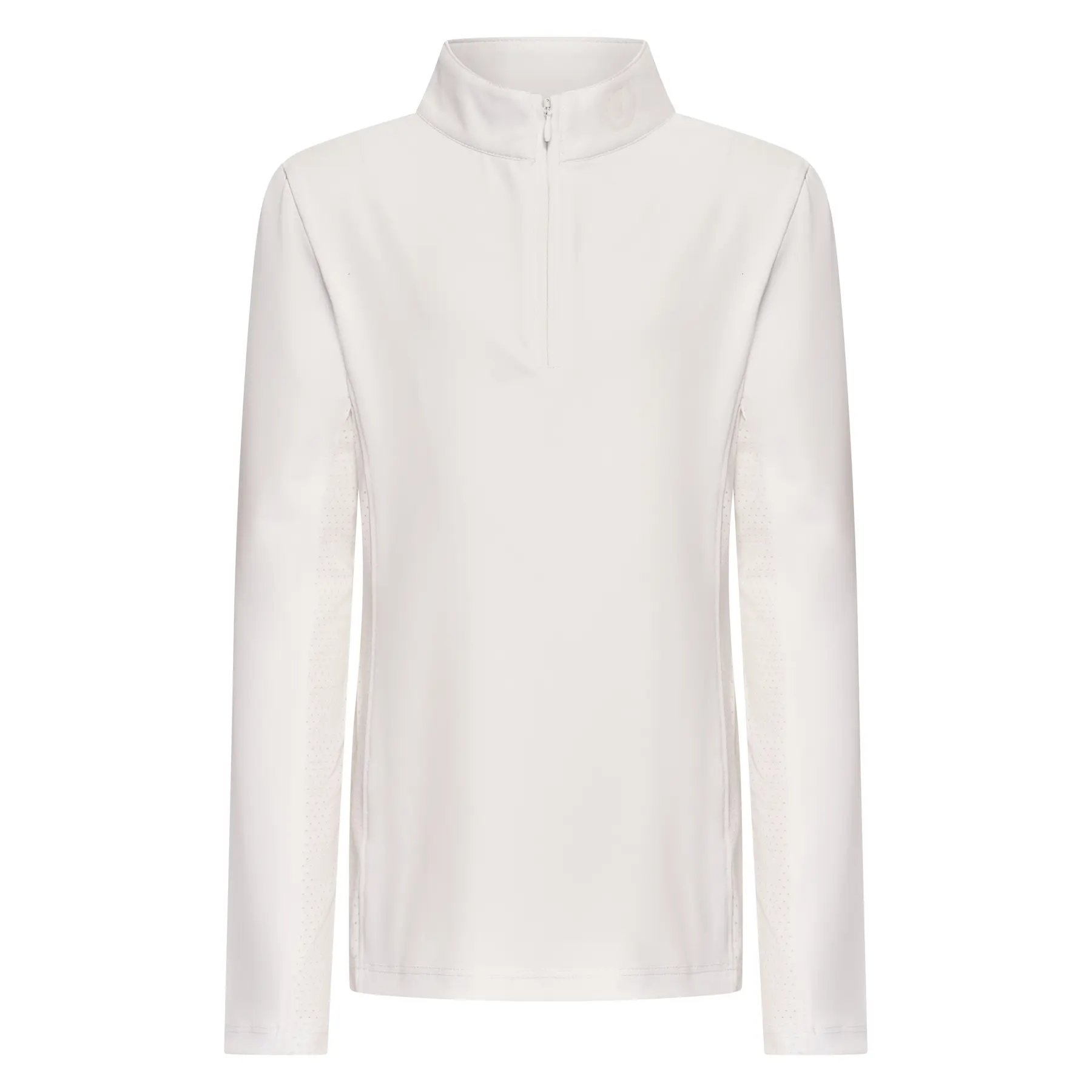 Langarm-Reit-Poloshirt, Mädchen Imperial Riding Jamy