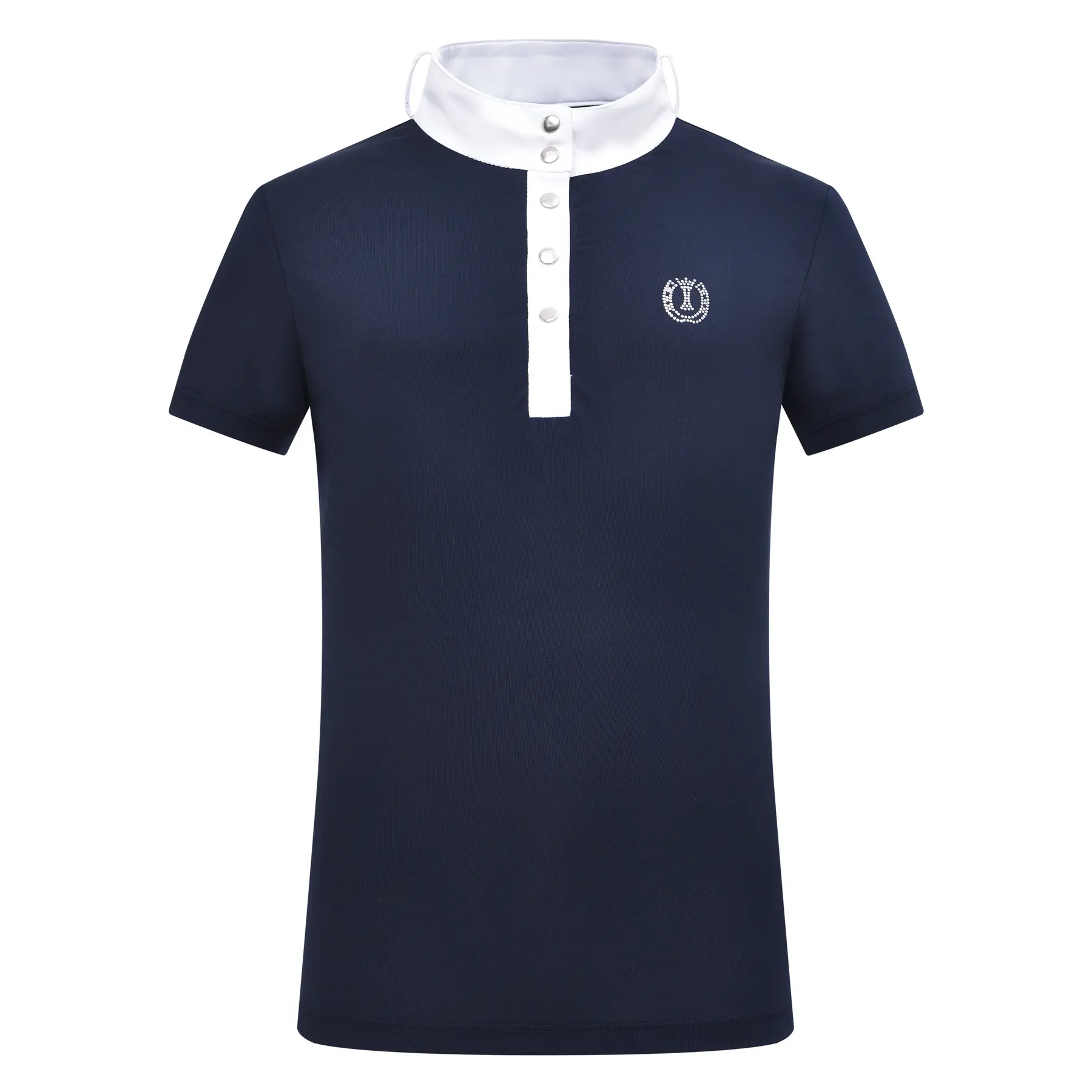 Turnier-Poloshirt Mädchen Imperial Riding Basic