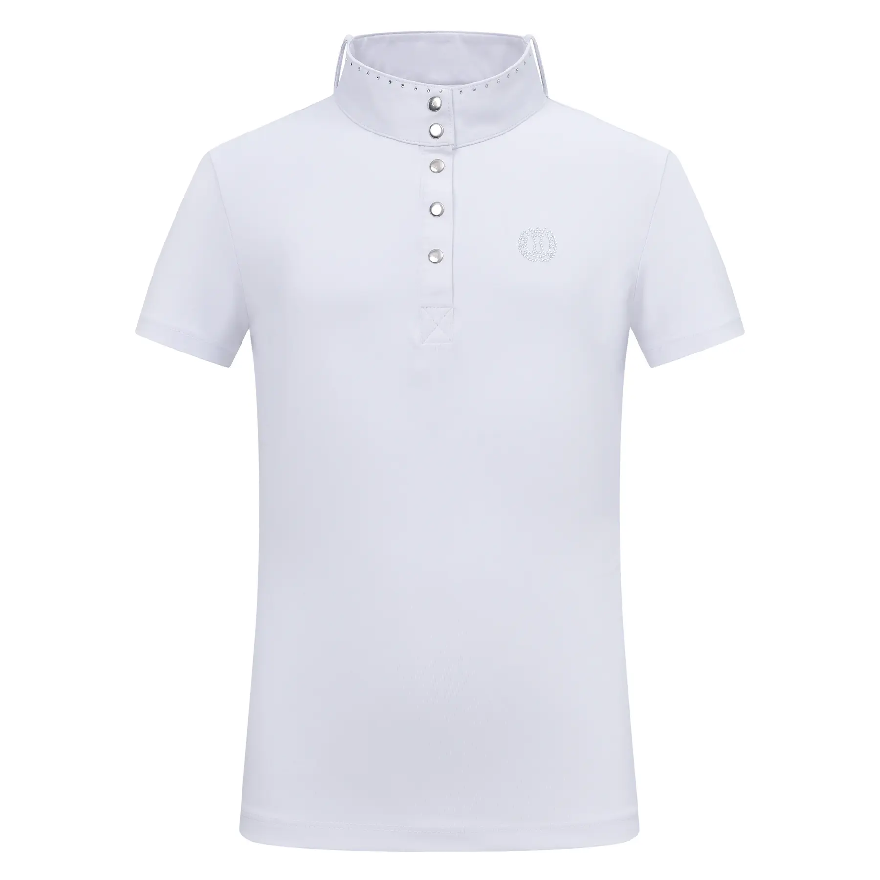 Imperial Riding - Kids Competition shirt IRHBasic Glam - Wit - Maat 128