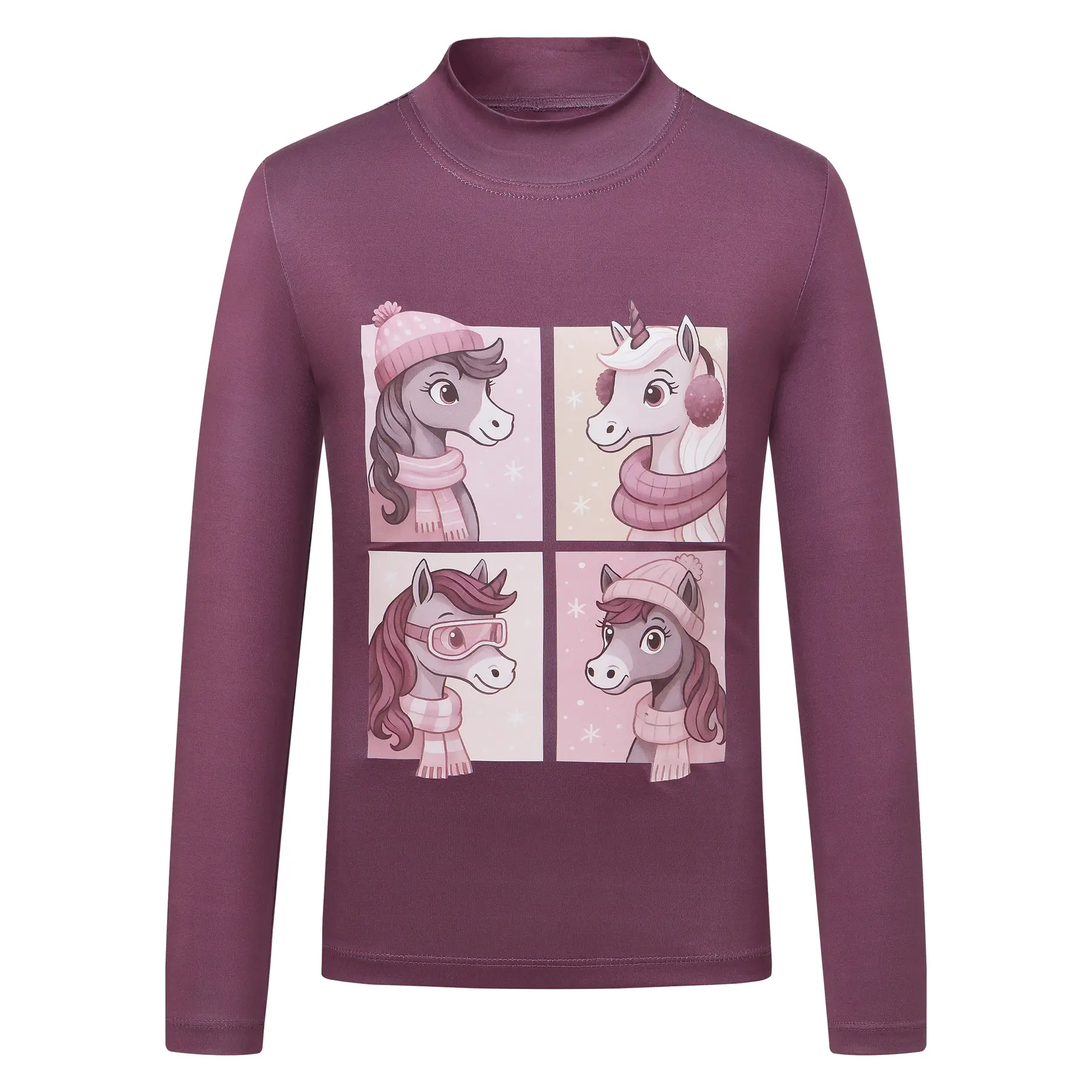 Imperial Riding Shirt Imperial Riding Irhenjoy Frosty Kids Donkerroze - 116