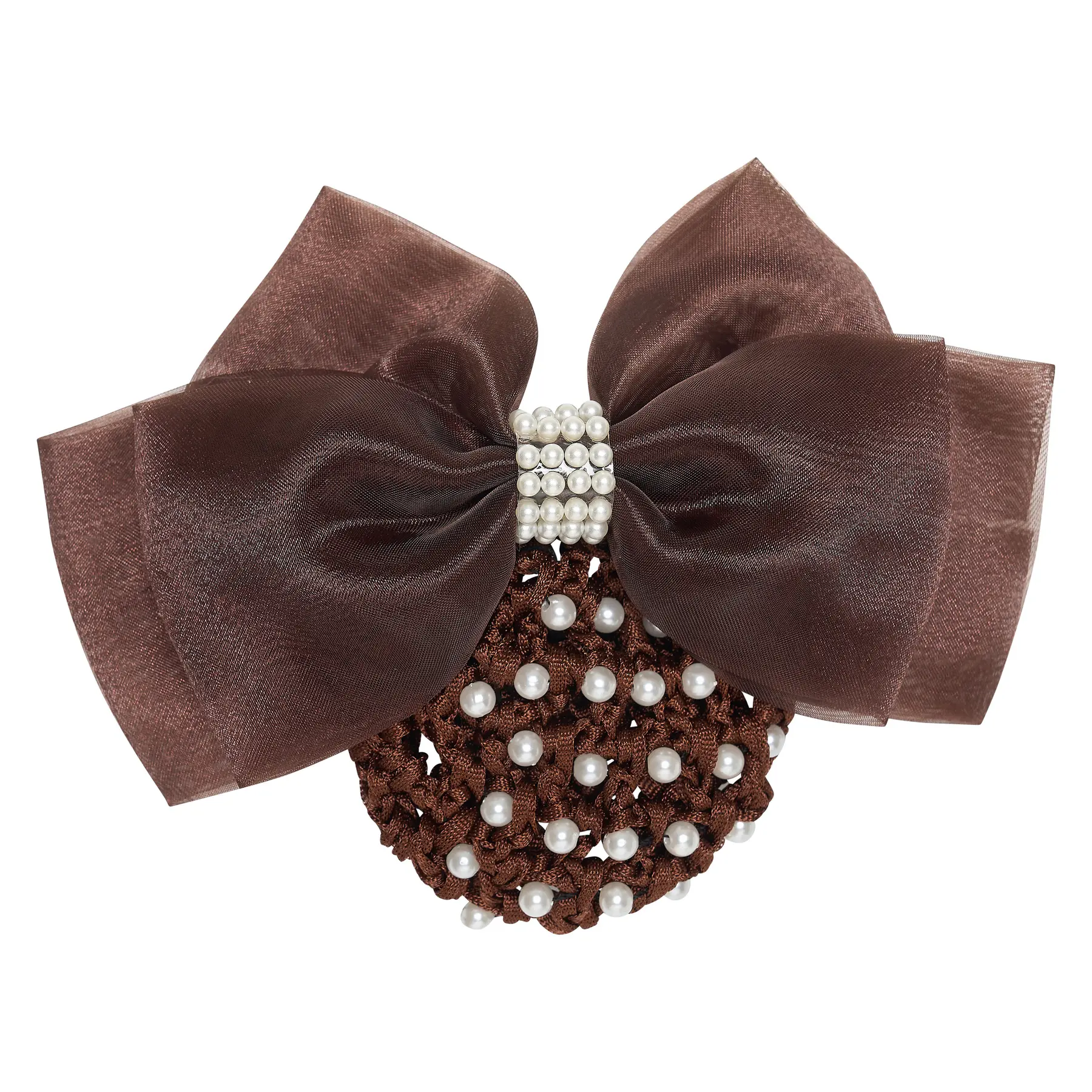 Hair Clip with Beaded Netting Imperial Riding