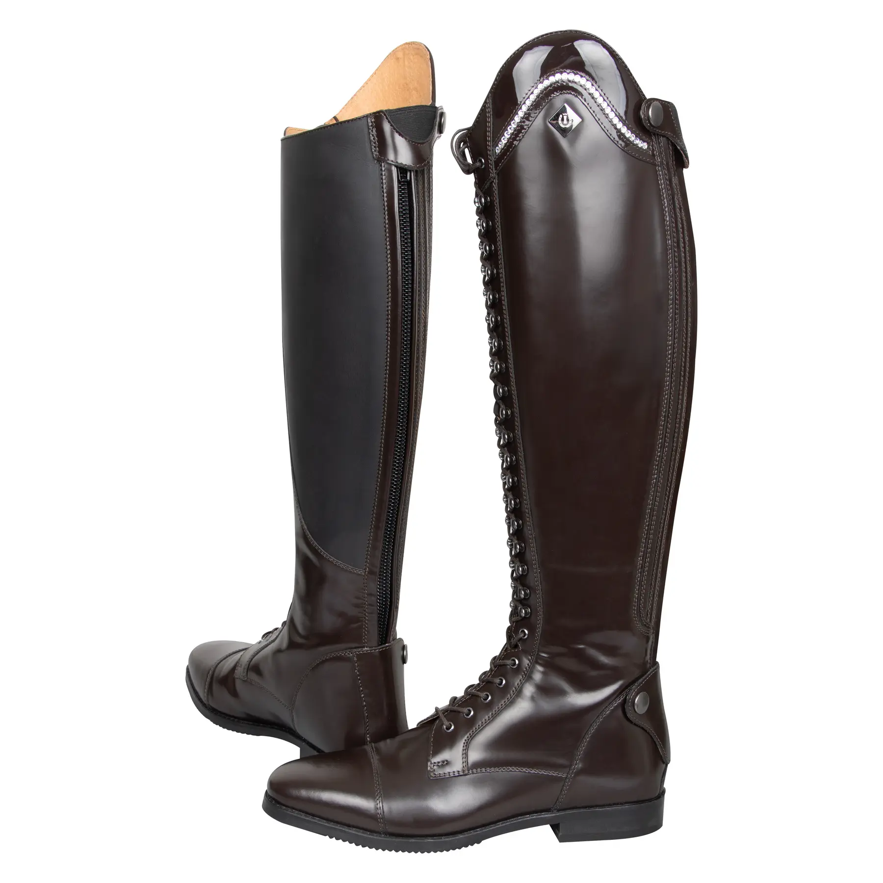 Imperial Riding IRHOlania Deluxe Dressage Rijlaarzen Donkerbruin Regular/Regular 38