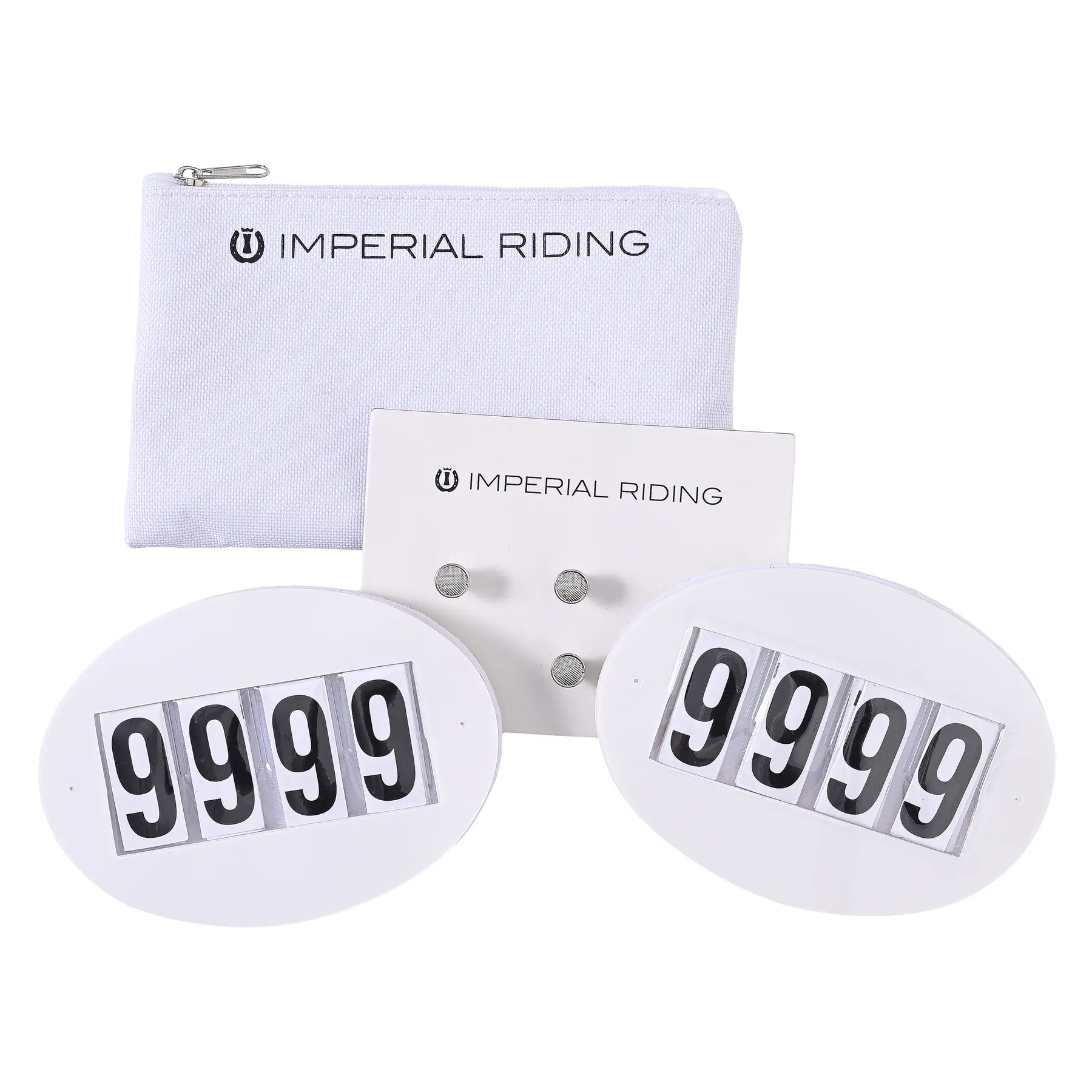 Numéro équitation goupille rapide Imperial Riding Basic (x2)