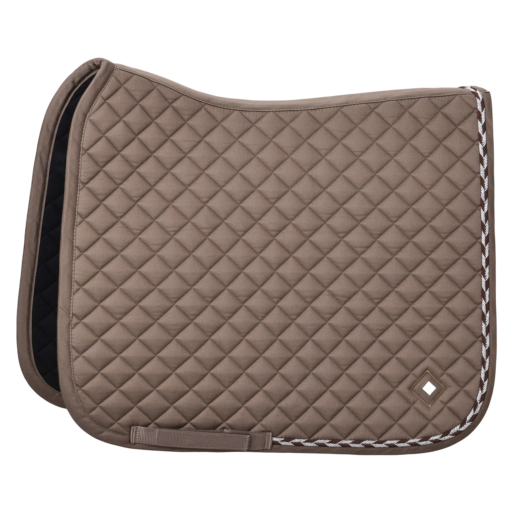 Imperial Riding Marron Cotton Dressage Saddle Pad For Horse Basic Dr