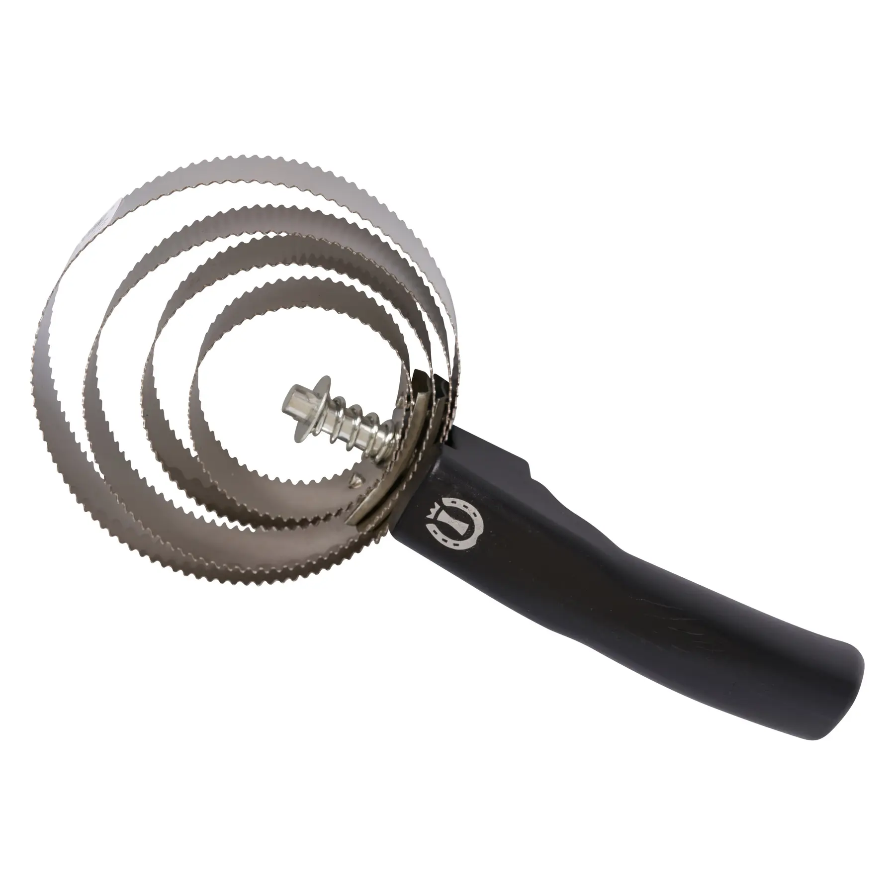 Cardatore rotondo in metallo per cavalli Imperial Riding
