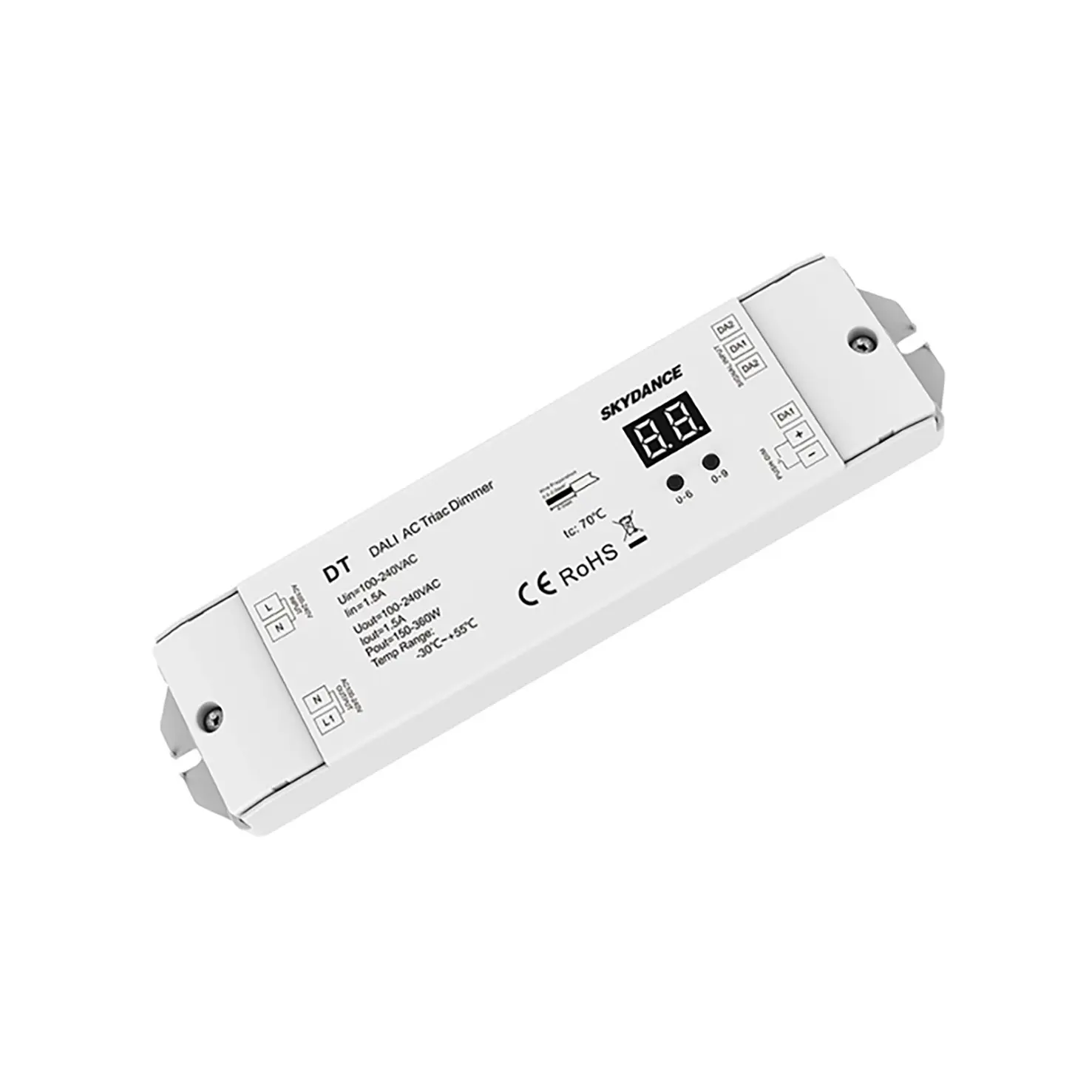 Controller Indeluz lighting Skoll Control: RF 2.4GHz or PUSH Switch