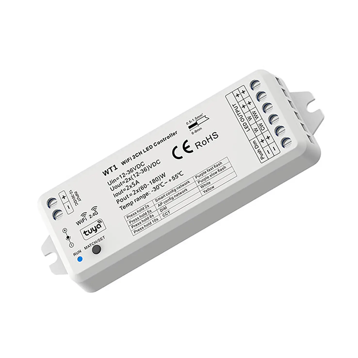 Controller Indeluz lighting Skoll Monocolor/Tunable white Push,RF,Wifi