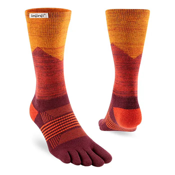 Trail-Socken für Damen Injinji Midweight Crew
