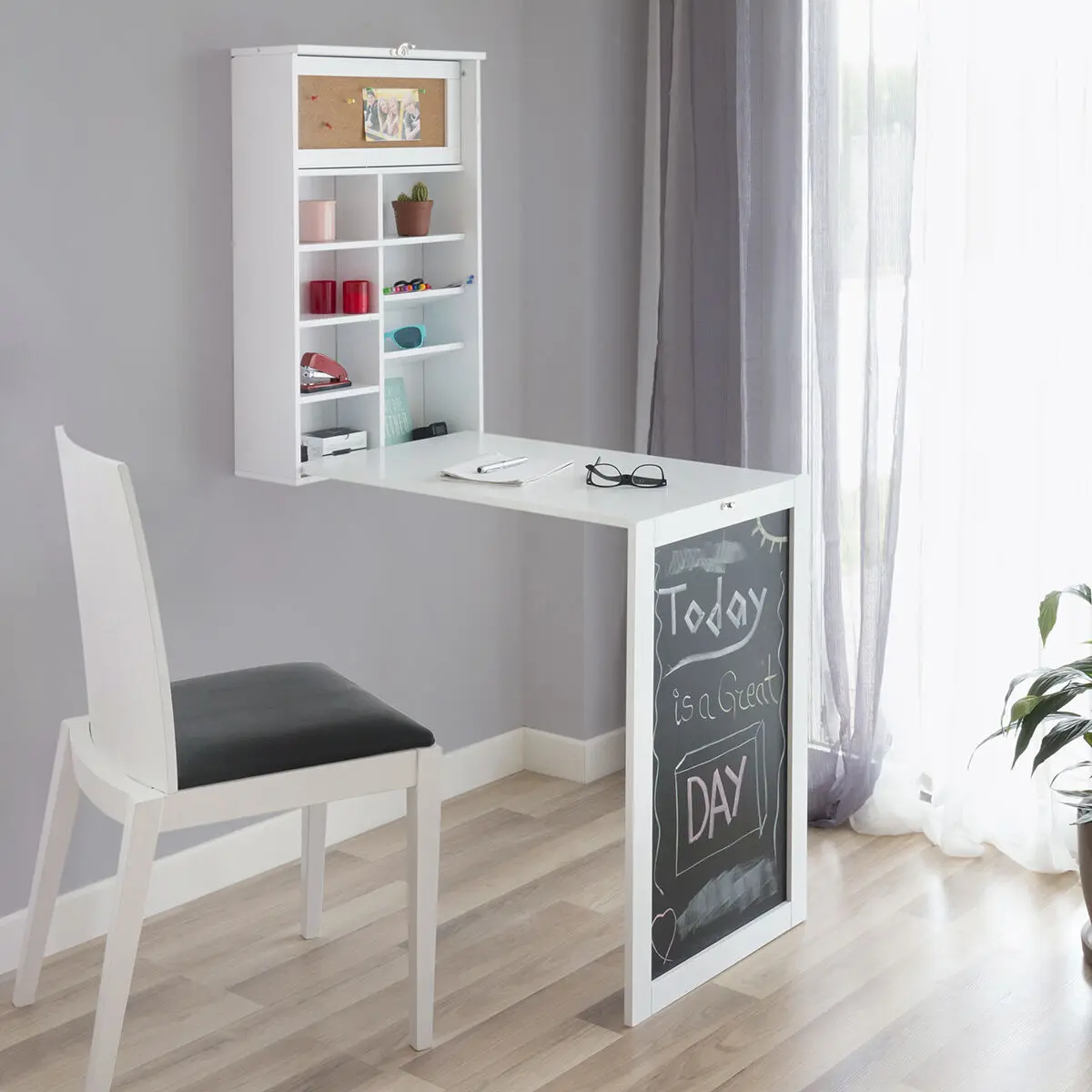 Bureau mural rabattable InnovaGoods Woldy Bureau mural rabattable InnovaGoods Woldy