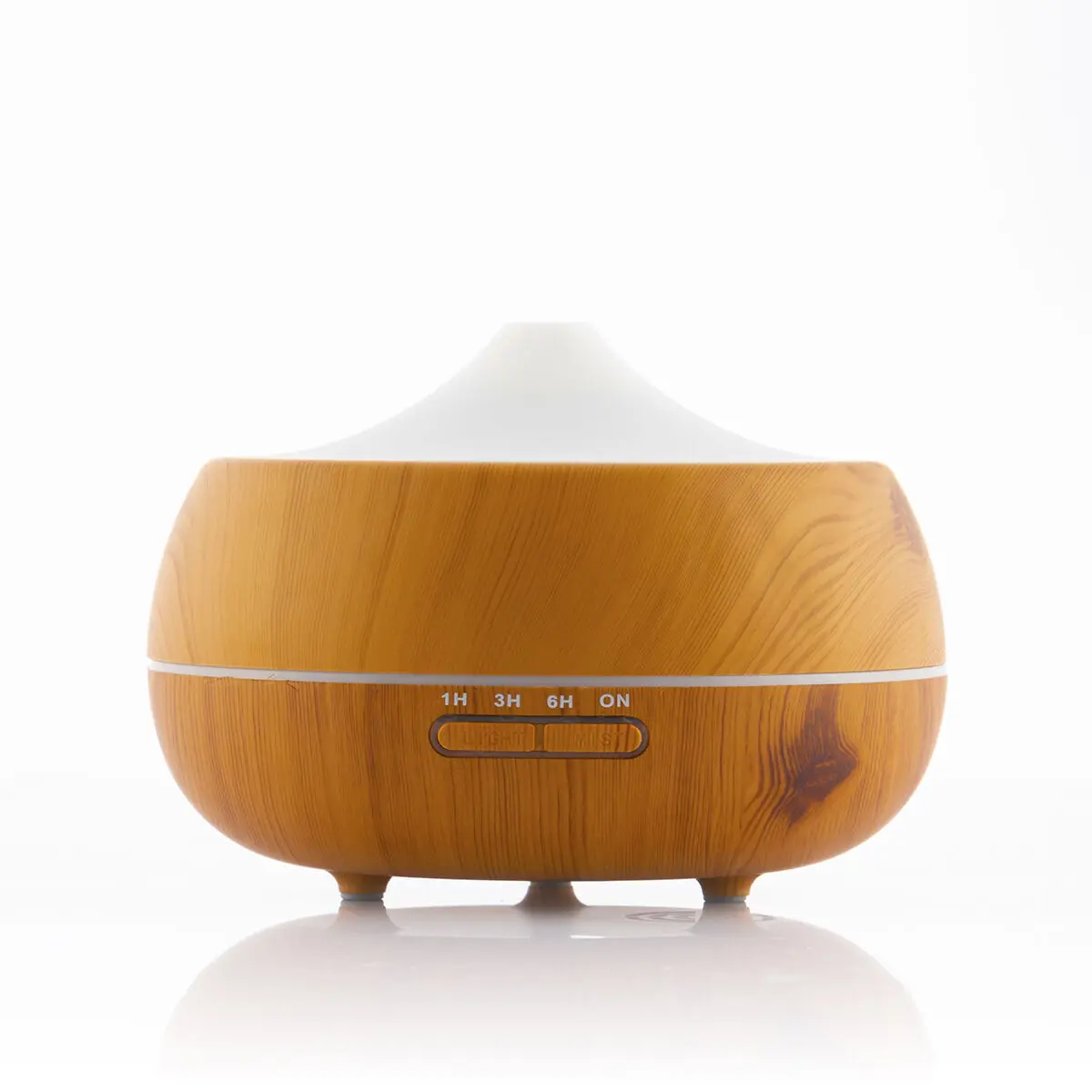 Luftbefeuchter mit Aromadiffusor und Led InnovaGoods Wooden-Effect