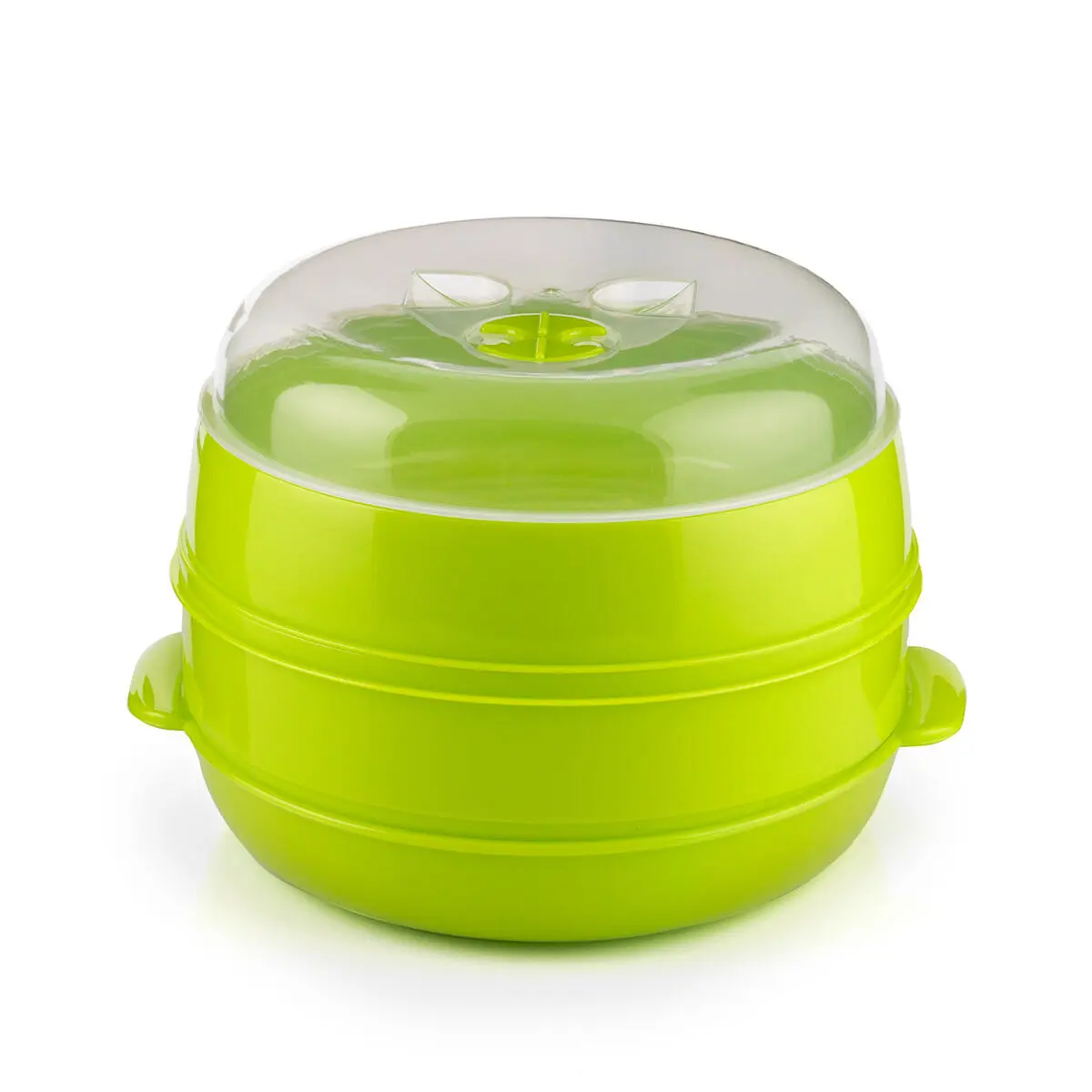 Cuiseur-vapeur double pour micro-ondes InnovaGoods Codowave
