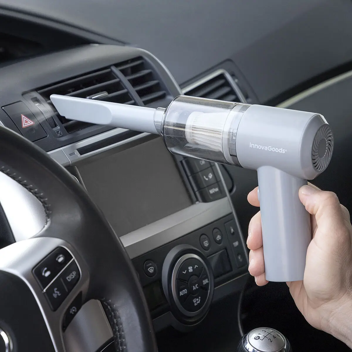 Wiederaufladbarer kabelloser Minihandstaubsauger InnovaGoods Recuum