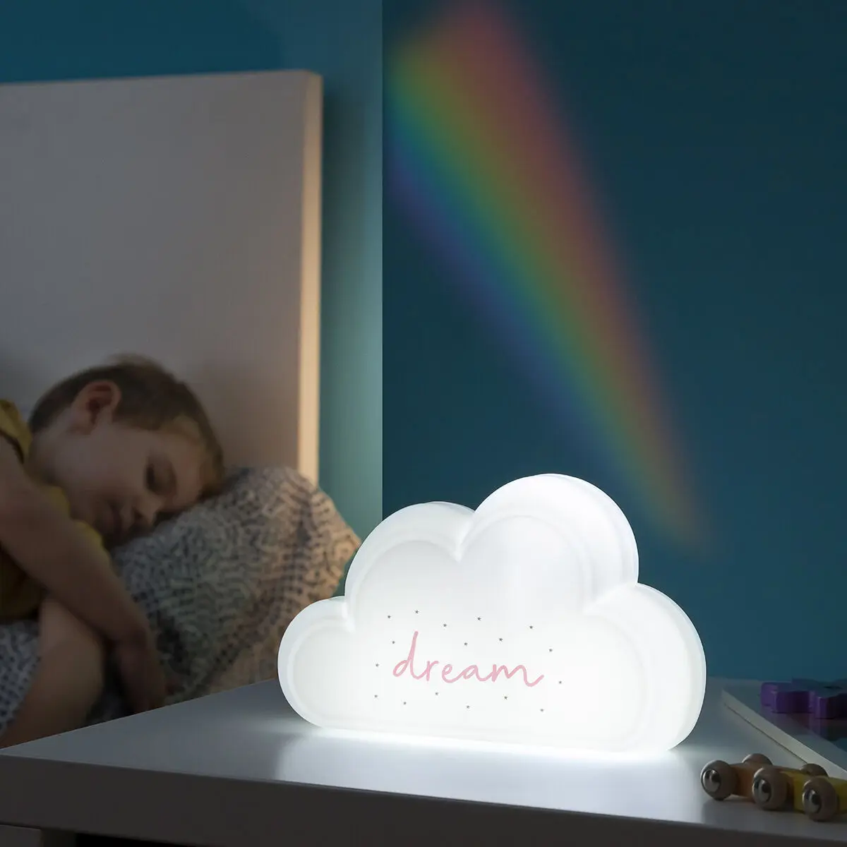 Lampe à projecteur d’arc-en-ciel et autocollants InnovaGoods Claibow Lampe à projecteur d’arc-en-ciel et autocollants InnovaGoods Claibow