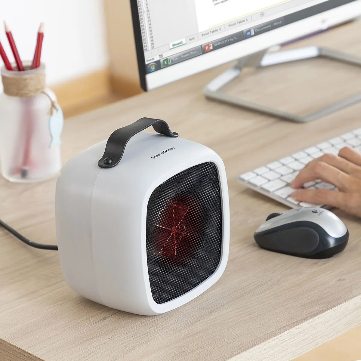 Tragbare elektrische Mini-Heizung InnovaGoods Bliwarm