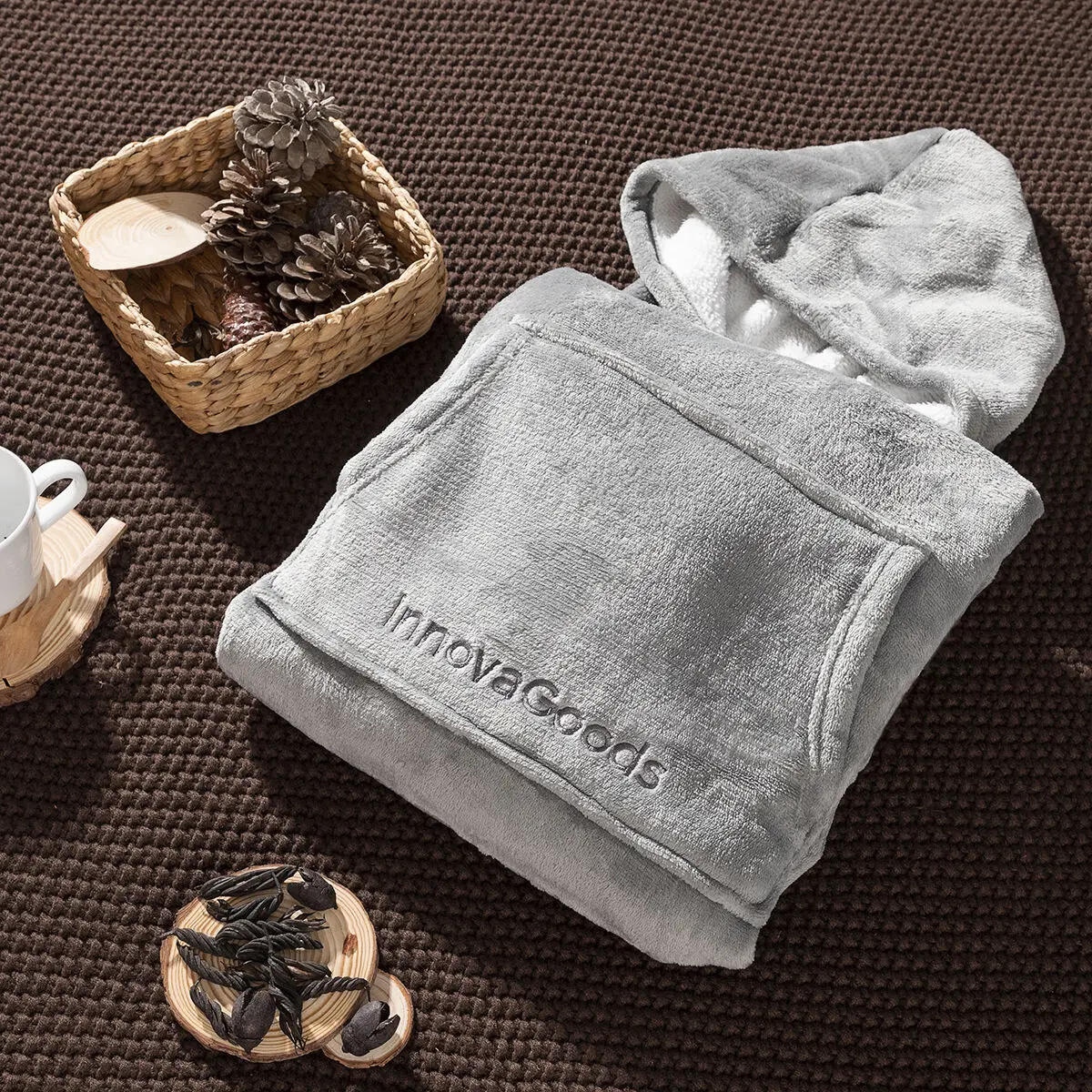 Peignoir sweatshirt oversize polaire InnovaGoods Swug