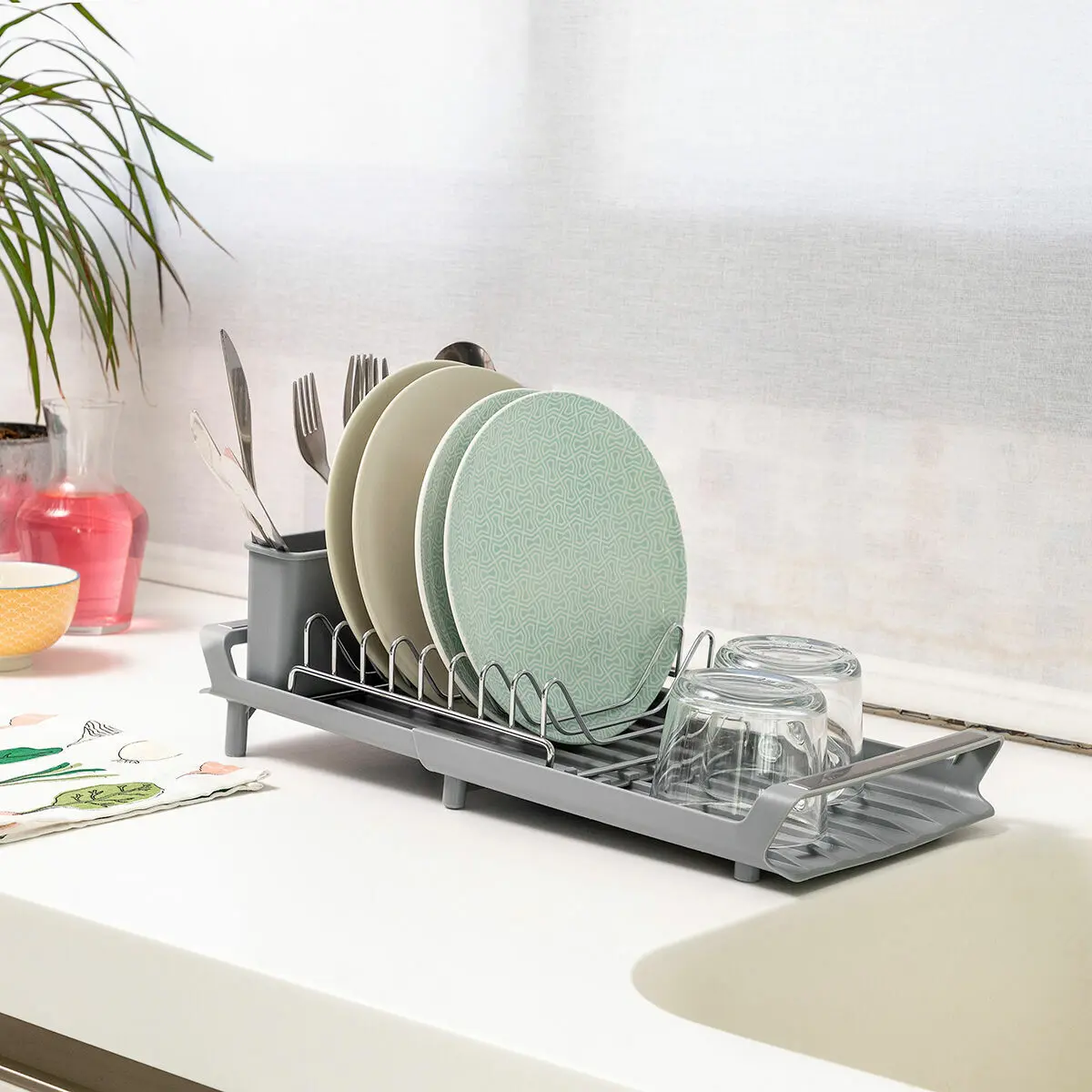 Égouttoir extensible pour évier InnovaGoods Drackish