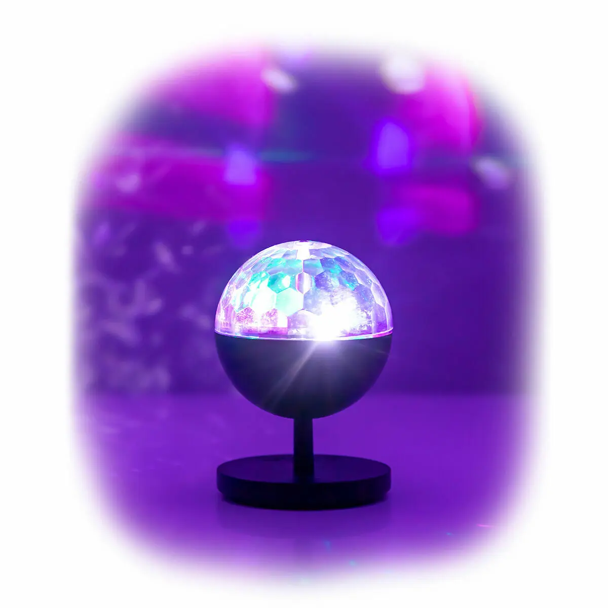 Projecteur lumineux LED rechargeable avec haut-parleur InnovaGoods Istarlyt