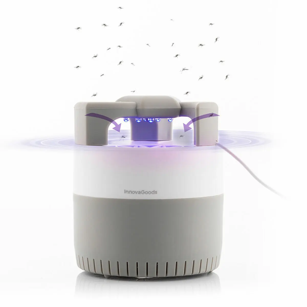Lampe anti-moustiques à aspiration InnovaGoods KL Silen