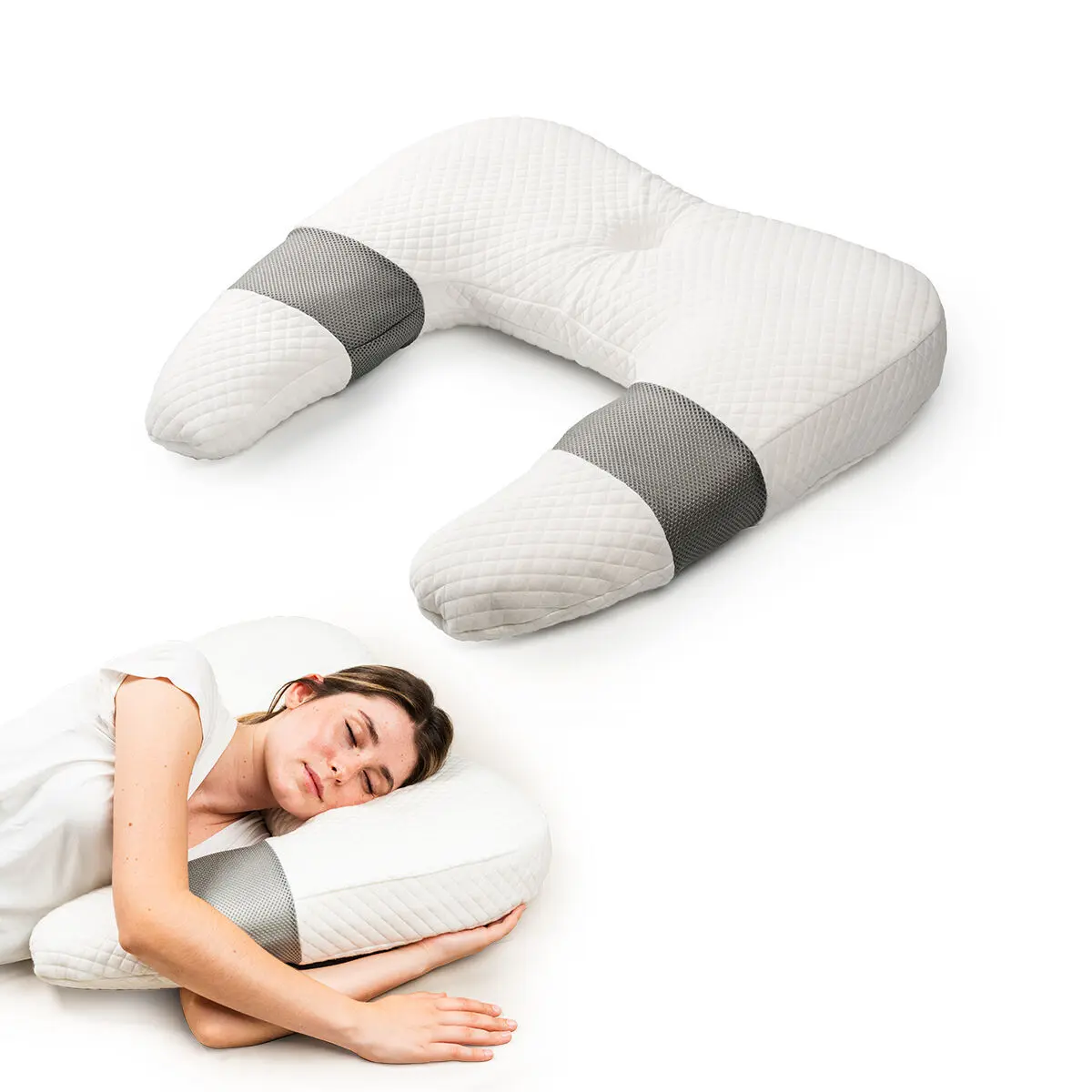 Multifunktionales ergonomisches Kissen InnovaGoods Ullow