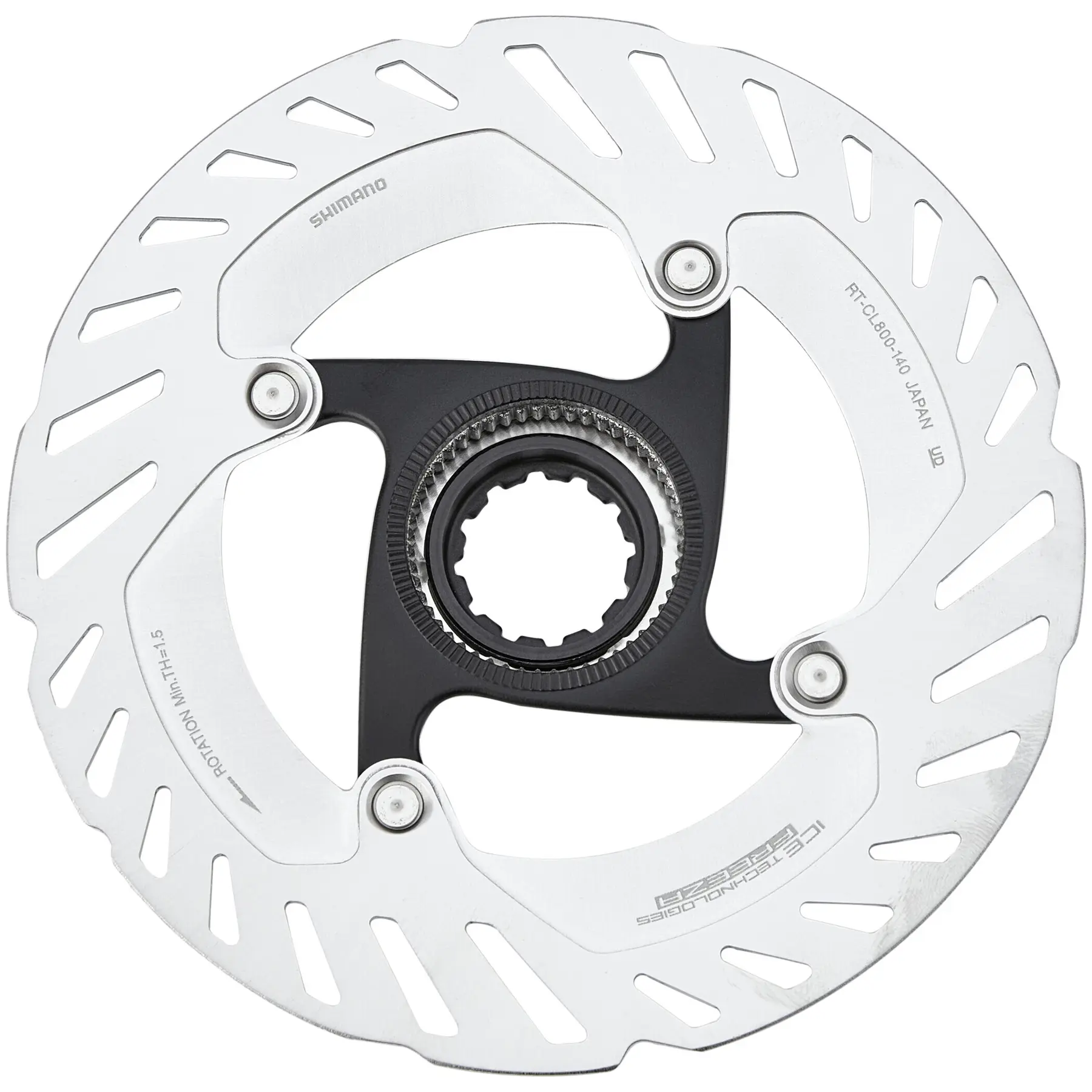 Disco Freno Shimano Avec Bague De Blocage Cannelures Internes Avec Aimant RT-CL800 Center Lock Ice Technoligies Freeza-image